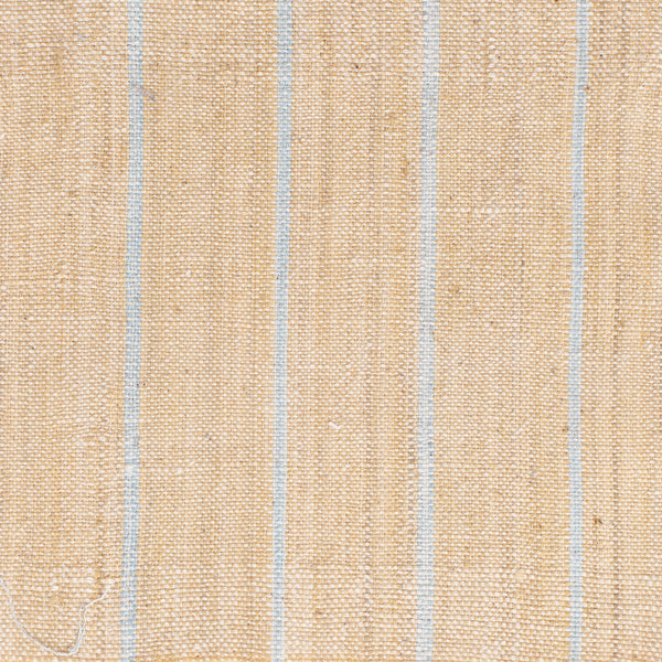 Ochre Yellow / Yarn Dyed Stripe / Organic Cotton Fabric
