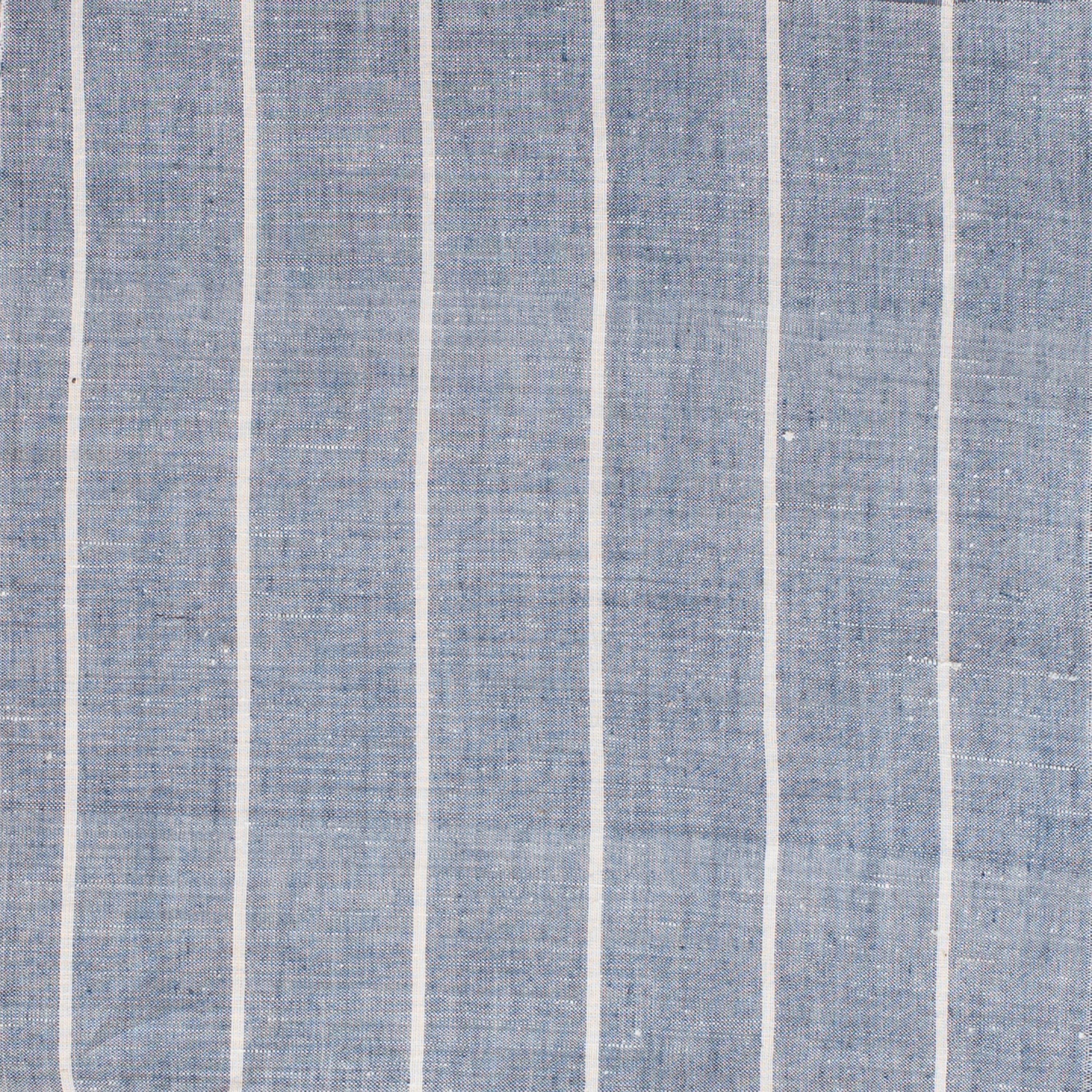 Natural Indigo / Yarn Dyed Stripes / Organic Cotton / Fabric
