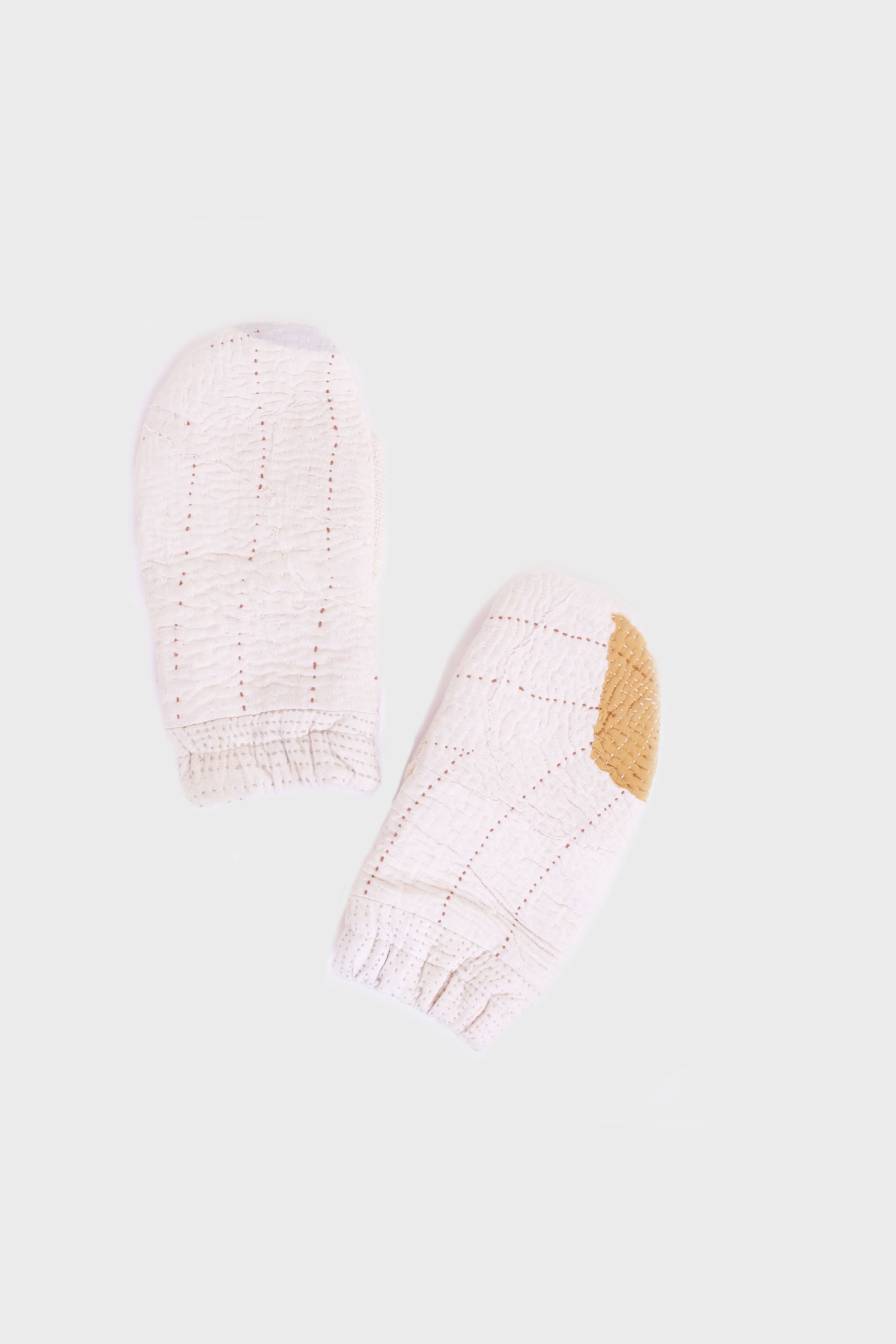 Patchwork Mitten Gloves