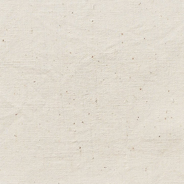 Hand-Spun Ecru Organic Cotton Fabric / Rustic Elegance