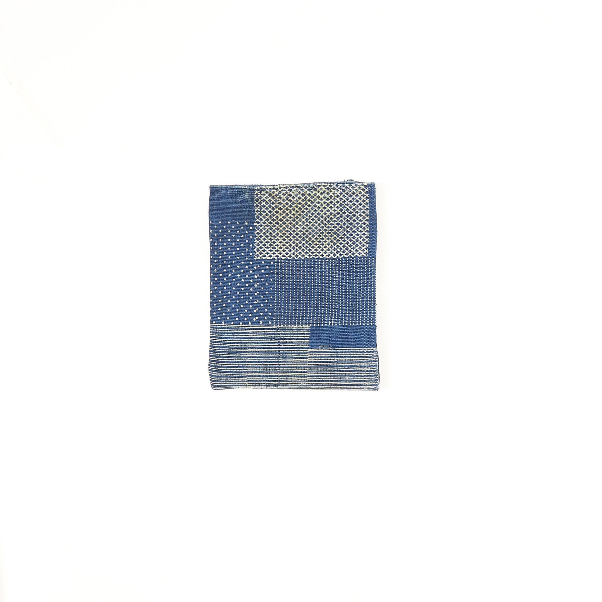 INDIGO BLOCK PRINTED RUG