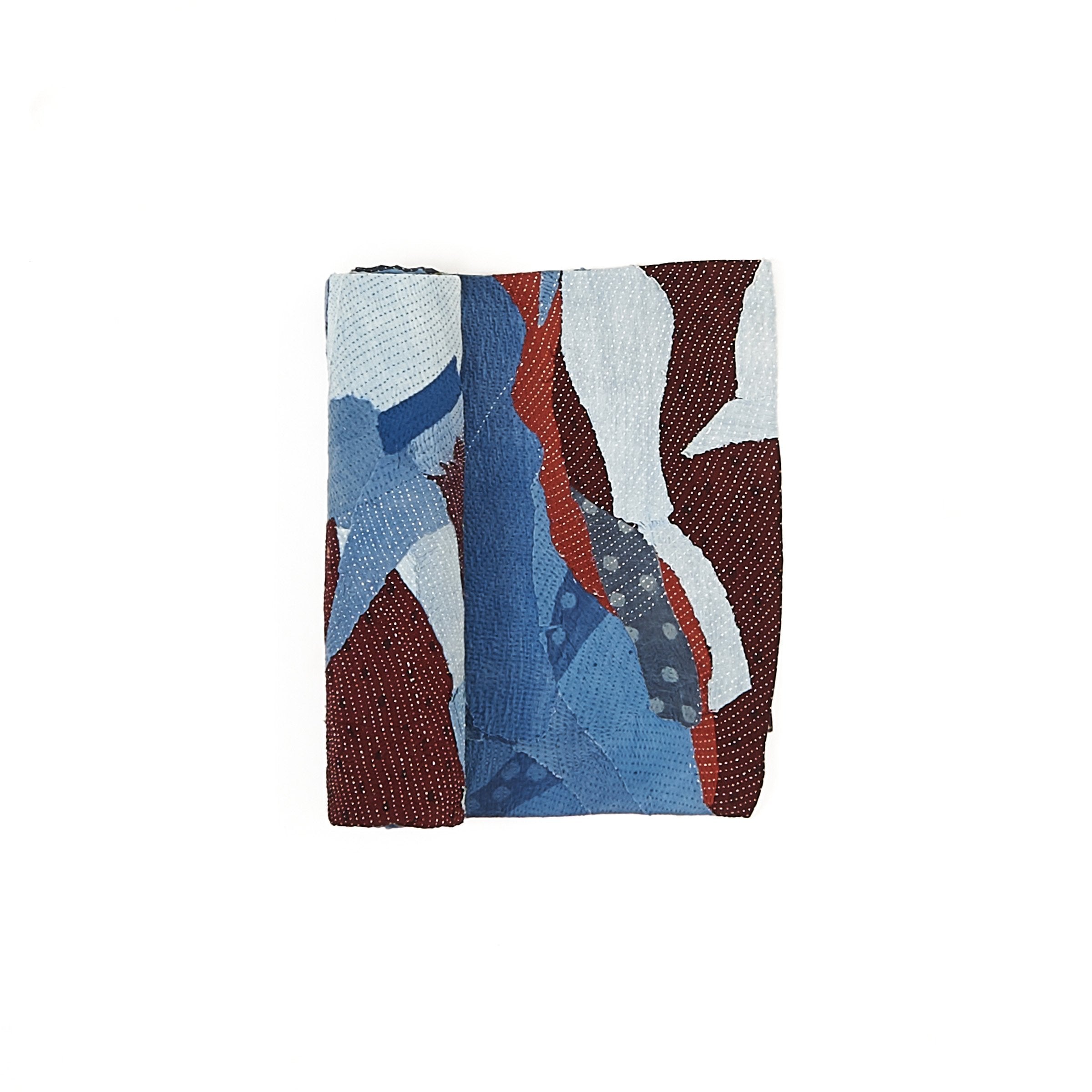 INDIGO EMBROIDERED QUILT