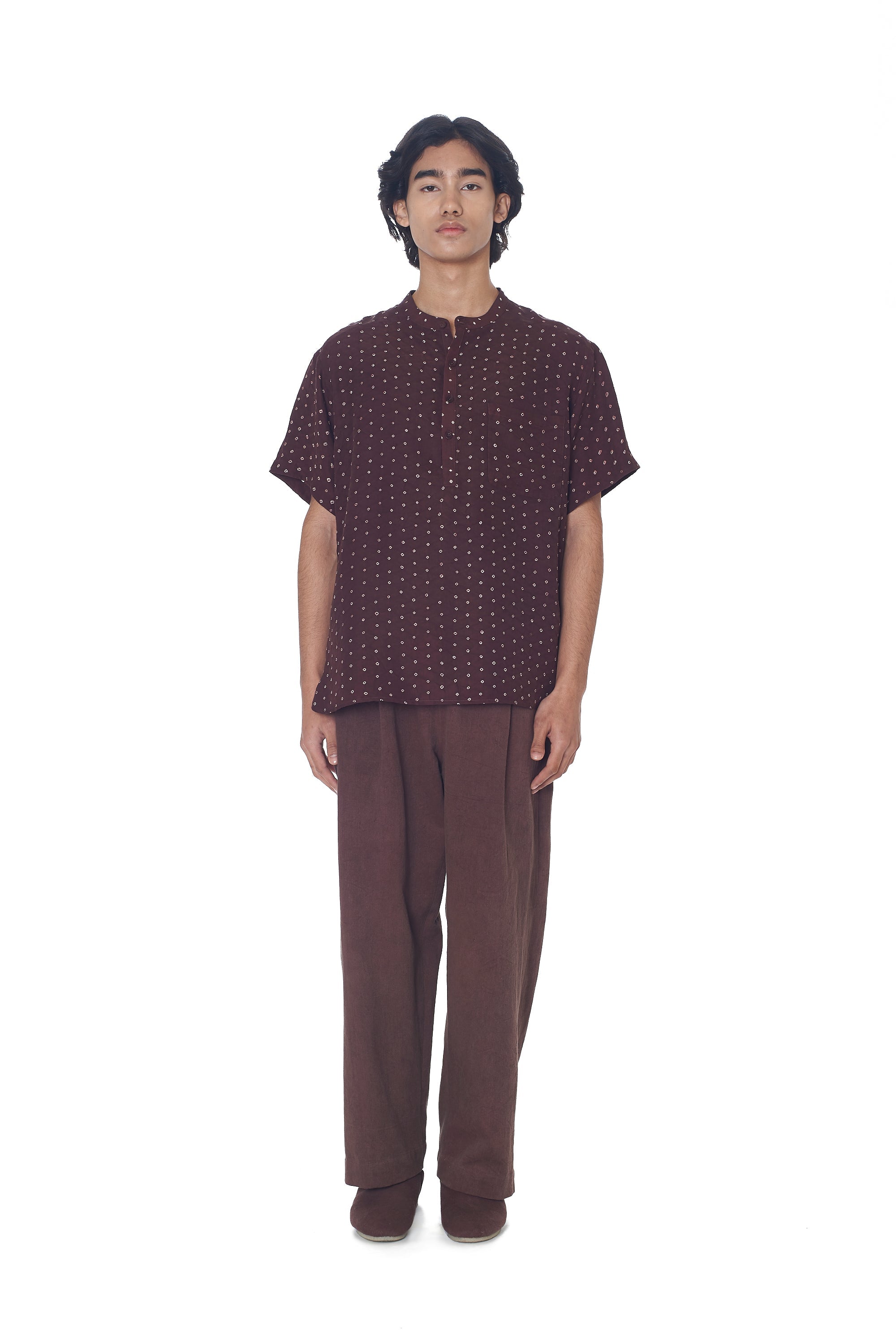 HANDSPUN HAND WOVEN - HEIRLOOM COTTON - DENIM TROUSER