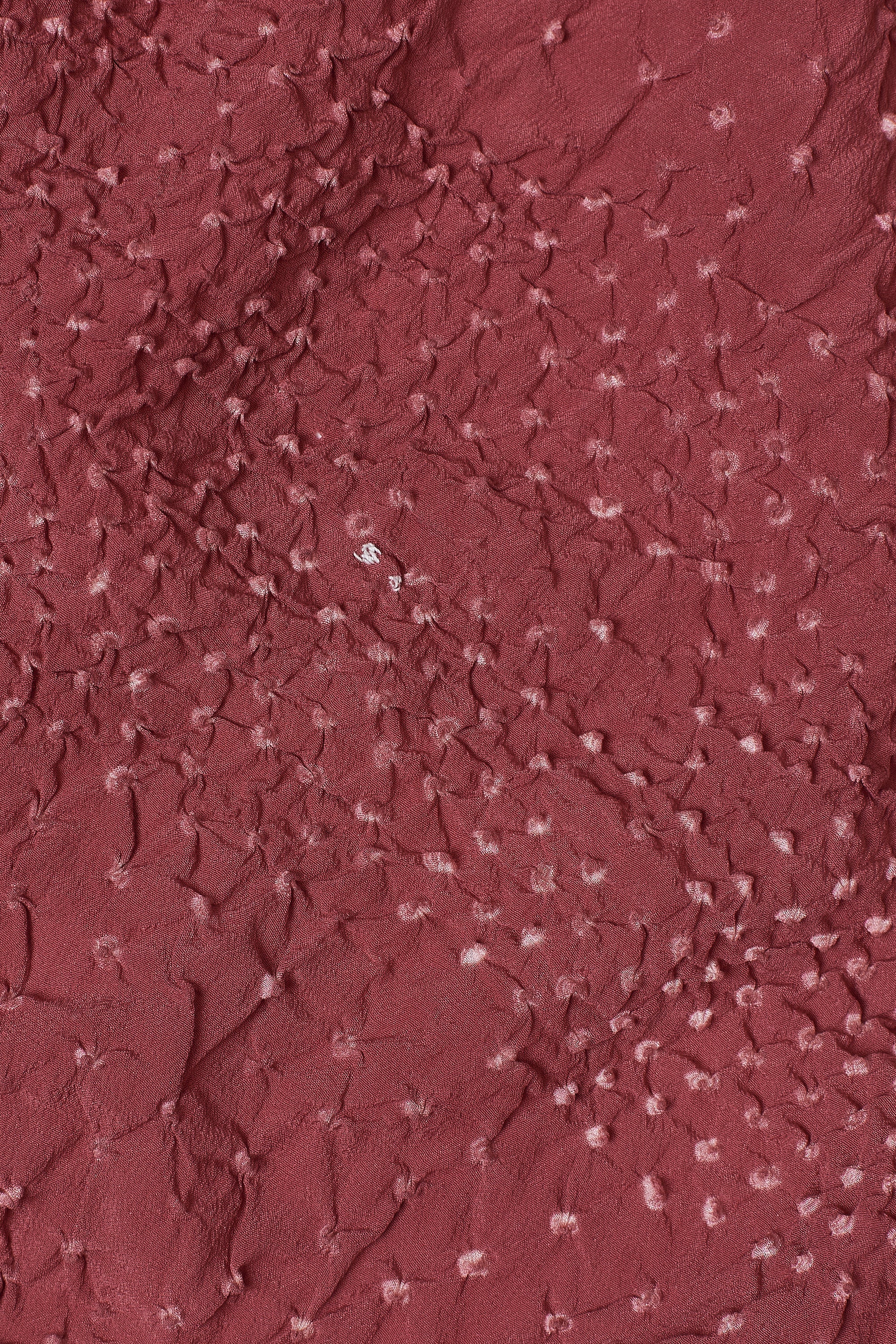 PINK WOOD SILK BANDHANI SAREE