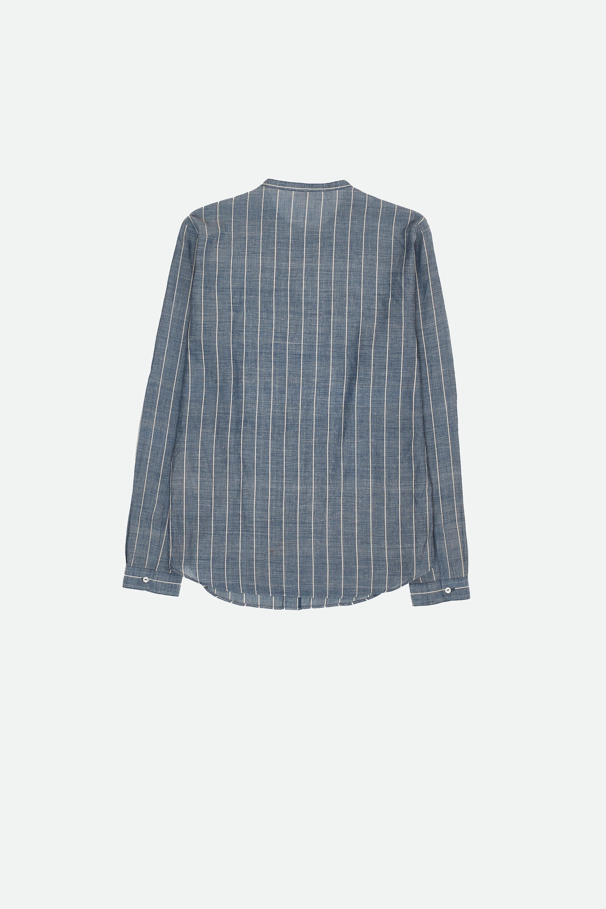 MEDIUM INDIGO YARN DYED COTTON SHIRT