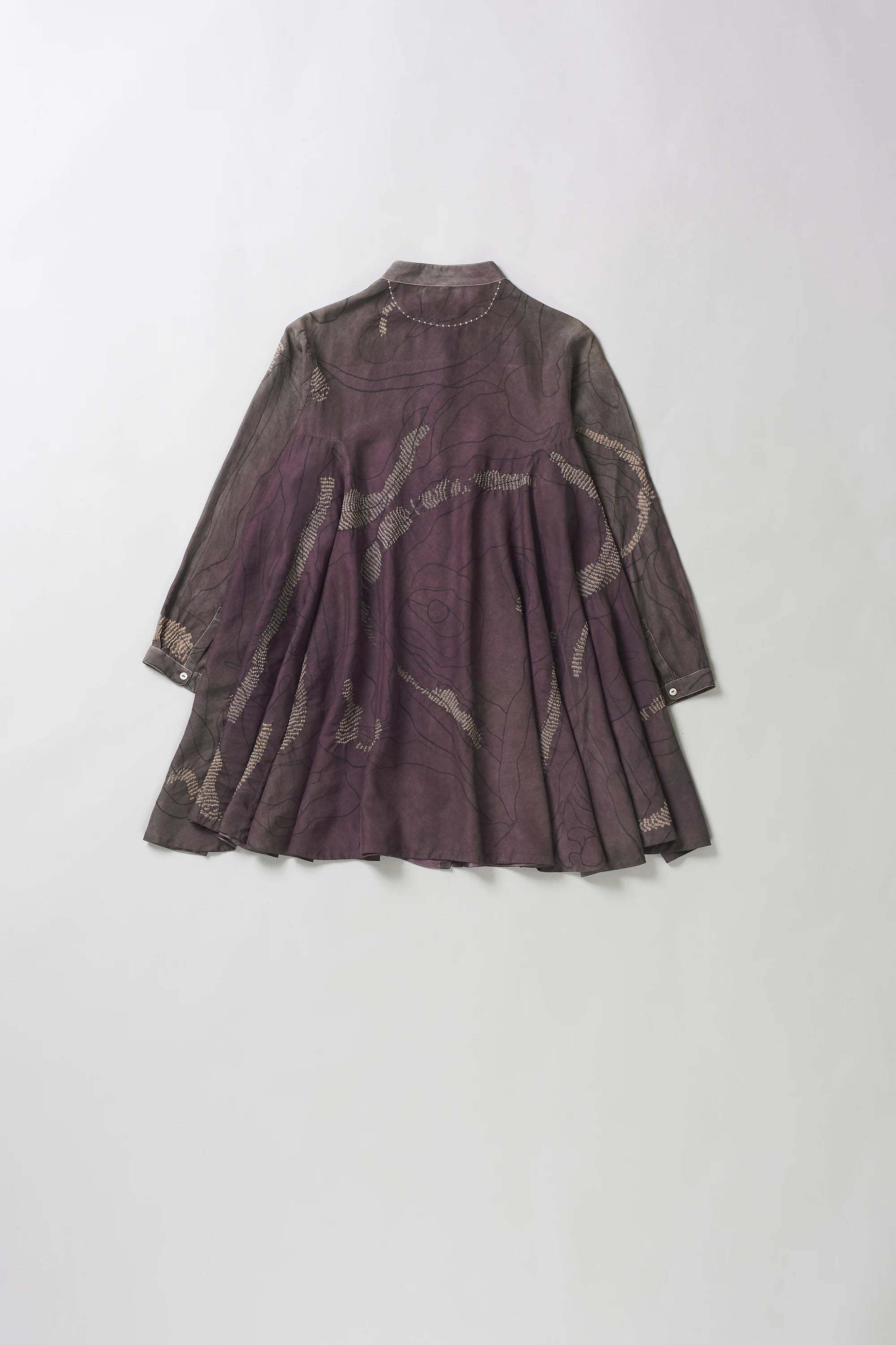 Wine Colour Silk Women Shirt