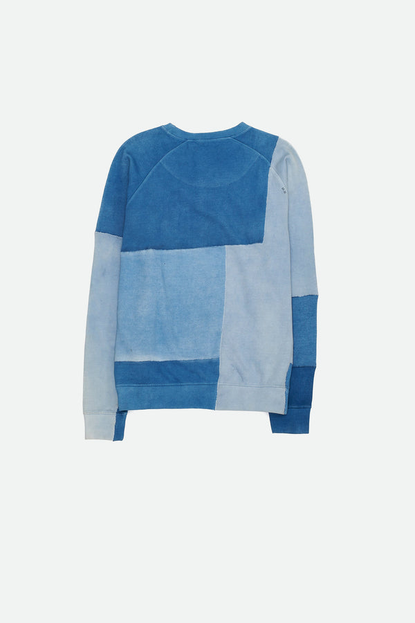 PATCHWORK SWEATSHIRT ORGANIC COTTON