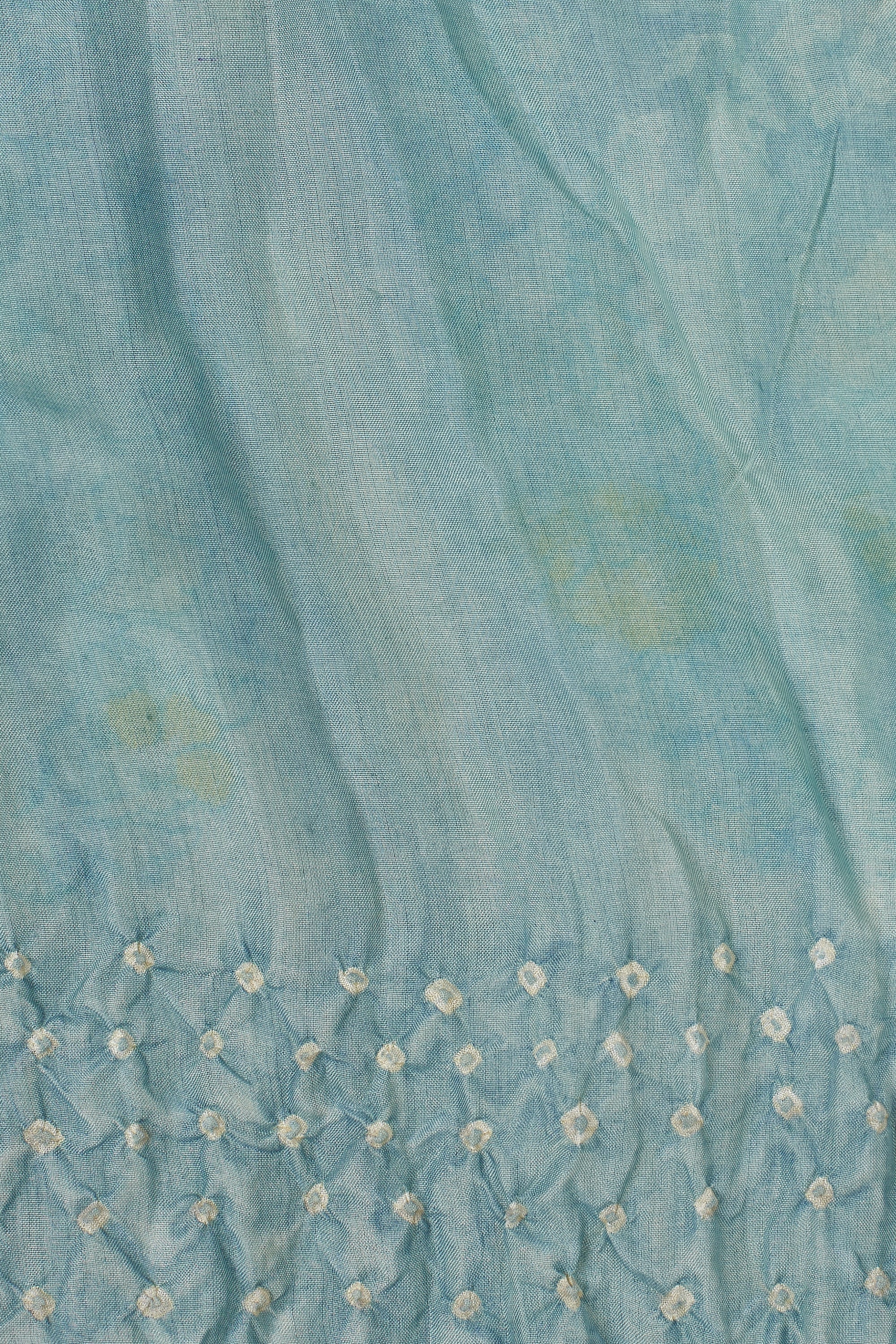 LIGHT INDIGO SILK SCARF