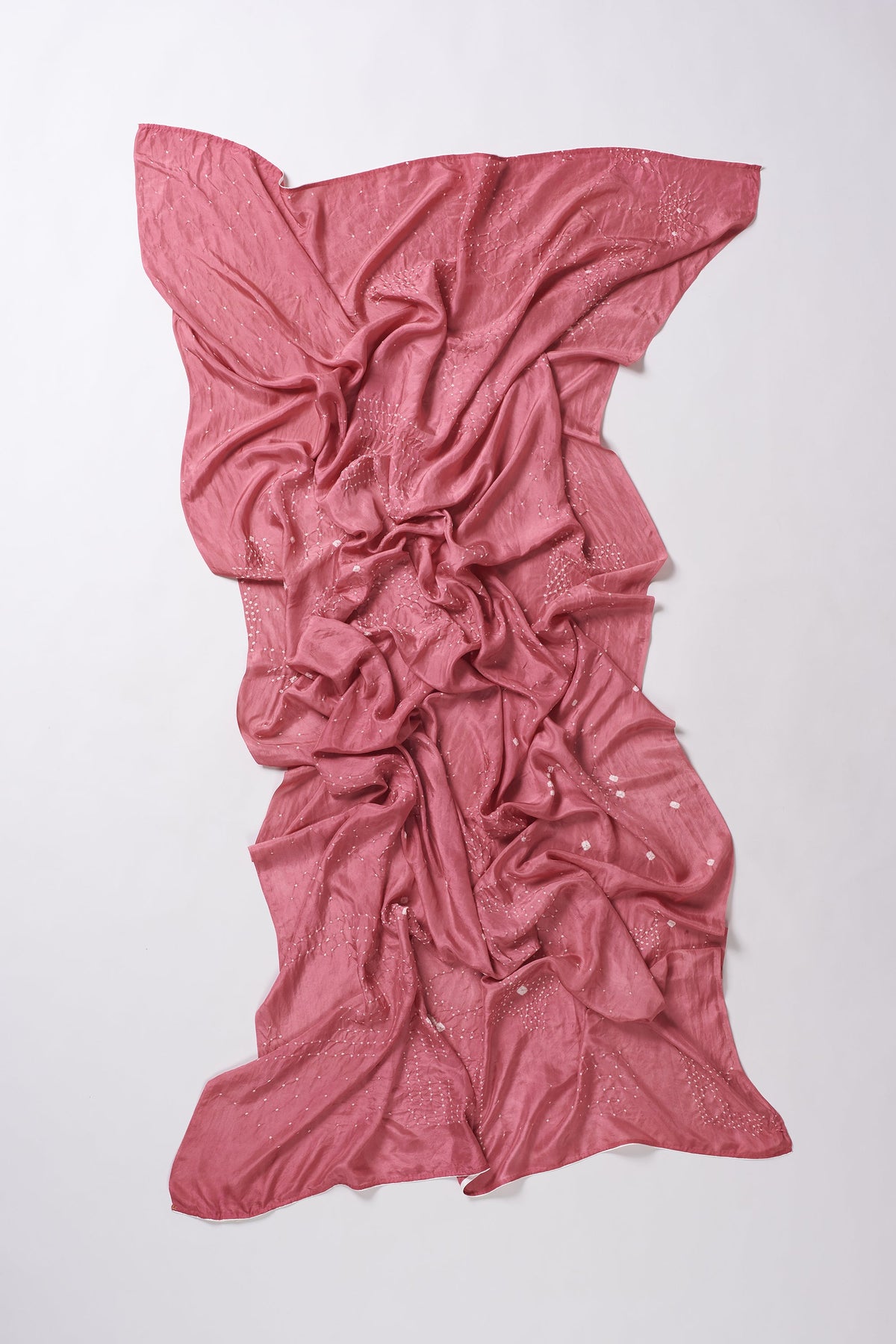 Pink textured fabric