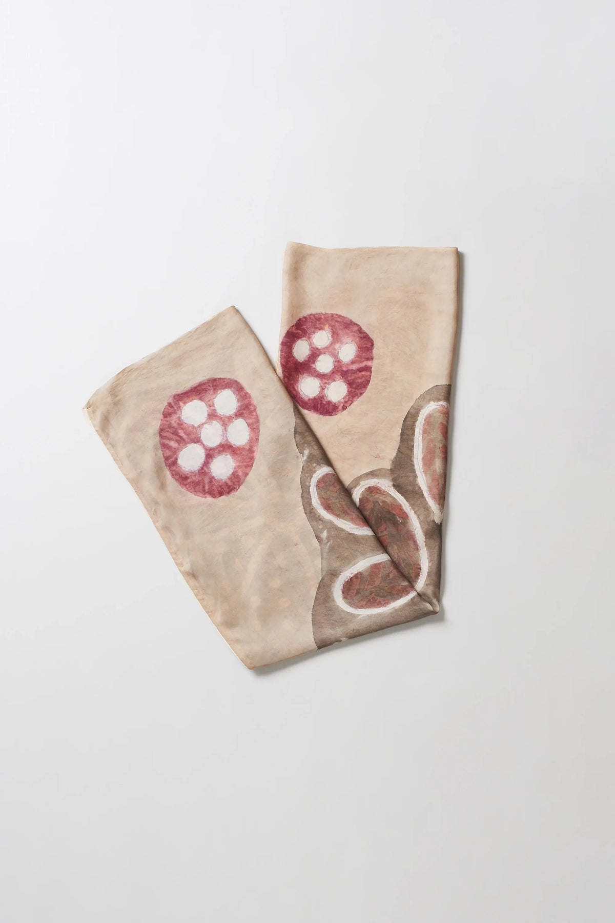 Kalamkari Silk Scarf in Multi Colour
