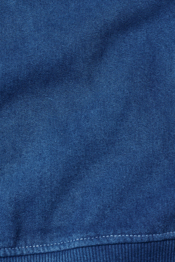 INDIGO ORGANIC COTTON SWEATSHIRT