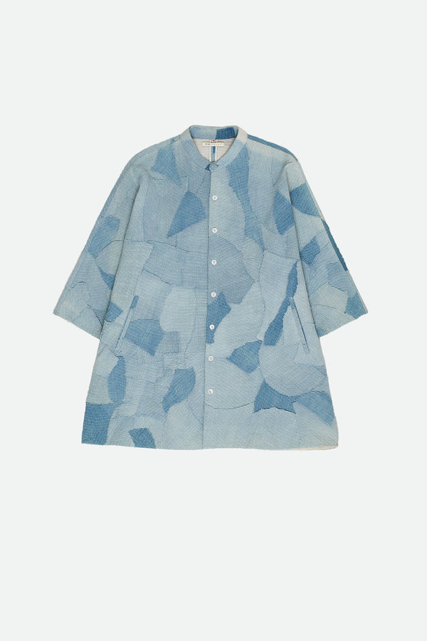 KIMONO HALF SLEEVE COTTON SHIRT