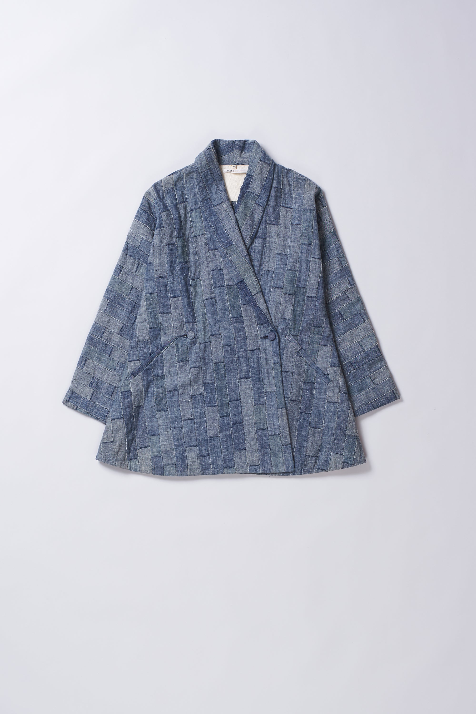 Blue patterned jacket