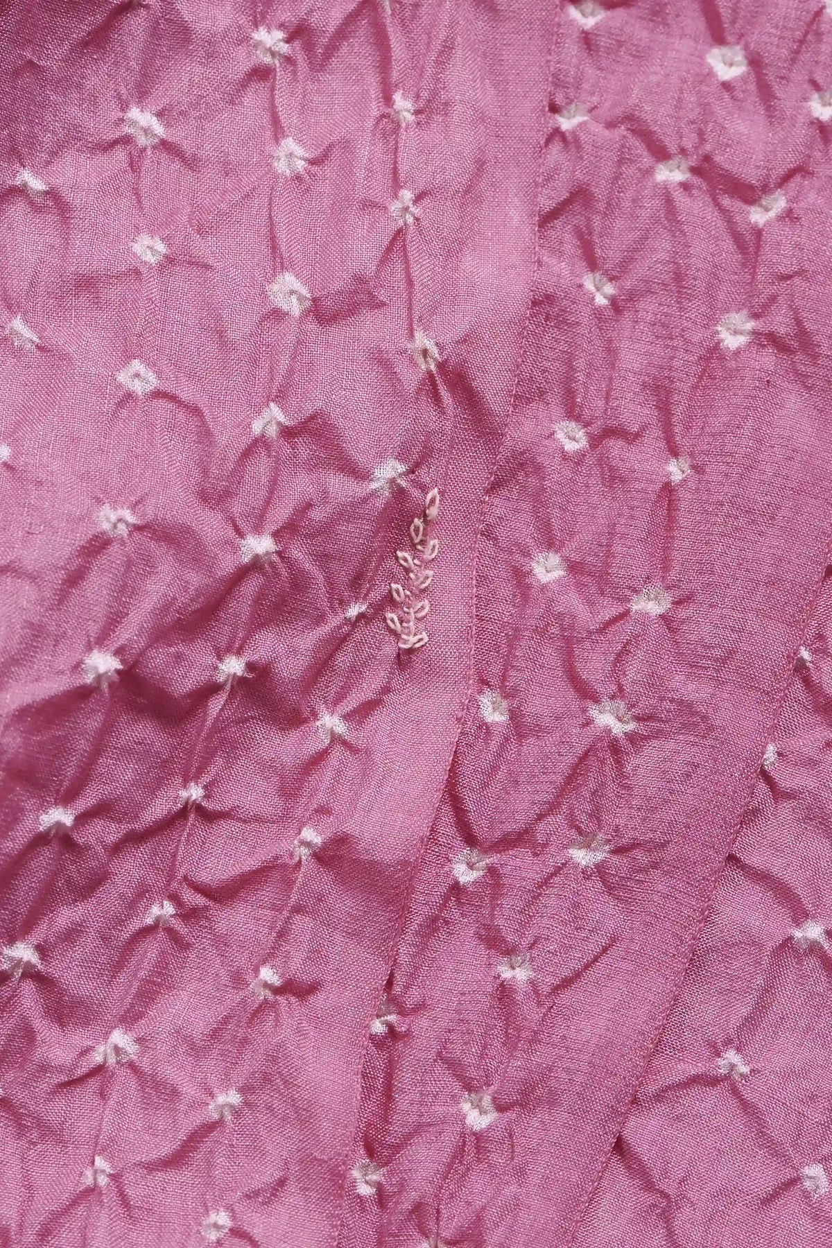Bandhani Fuschia Pink Scarf