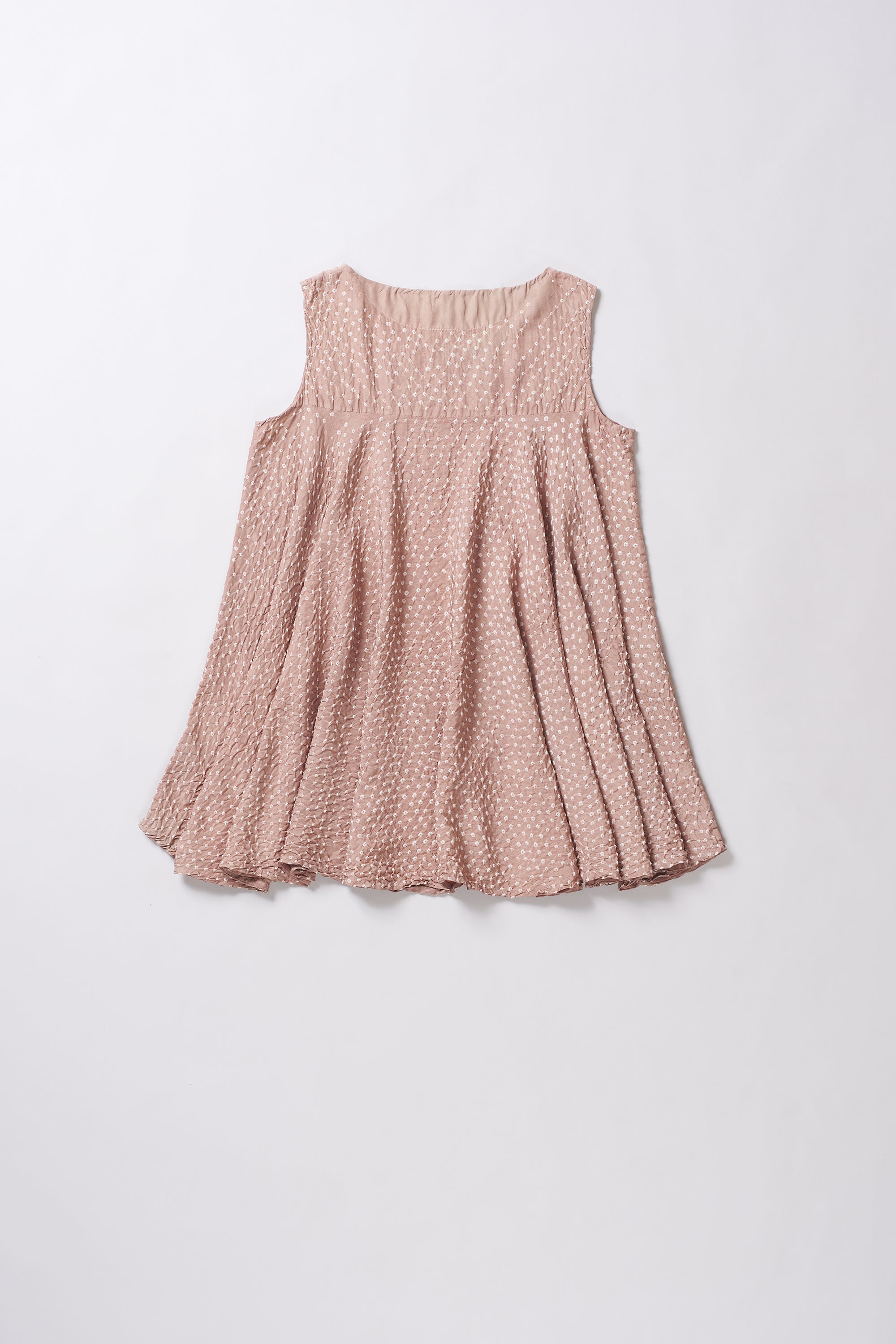 Pink sleeveless dress