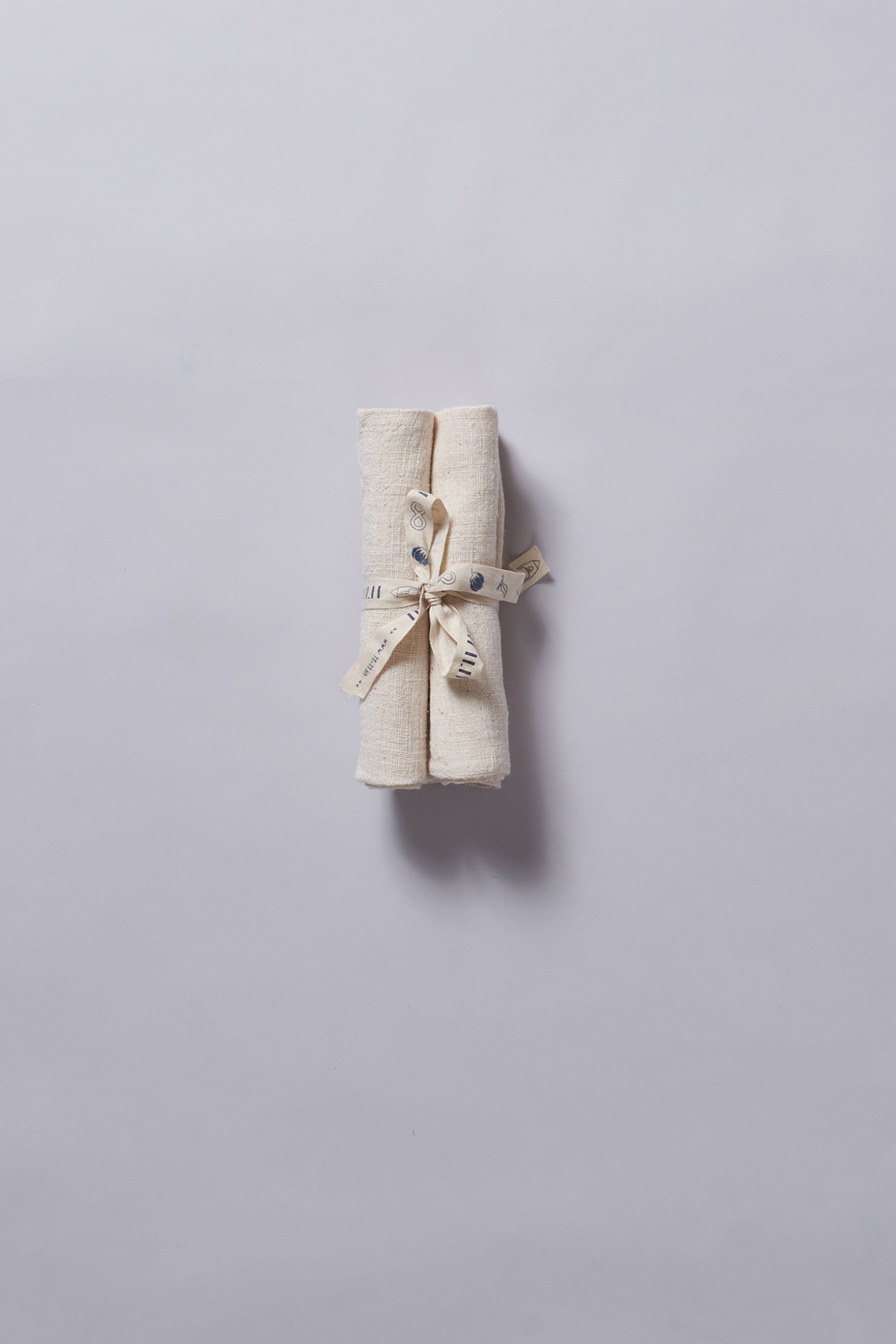 BASIC STRIPE SNAPKIN ORGANIC COTTON IN ECRU