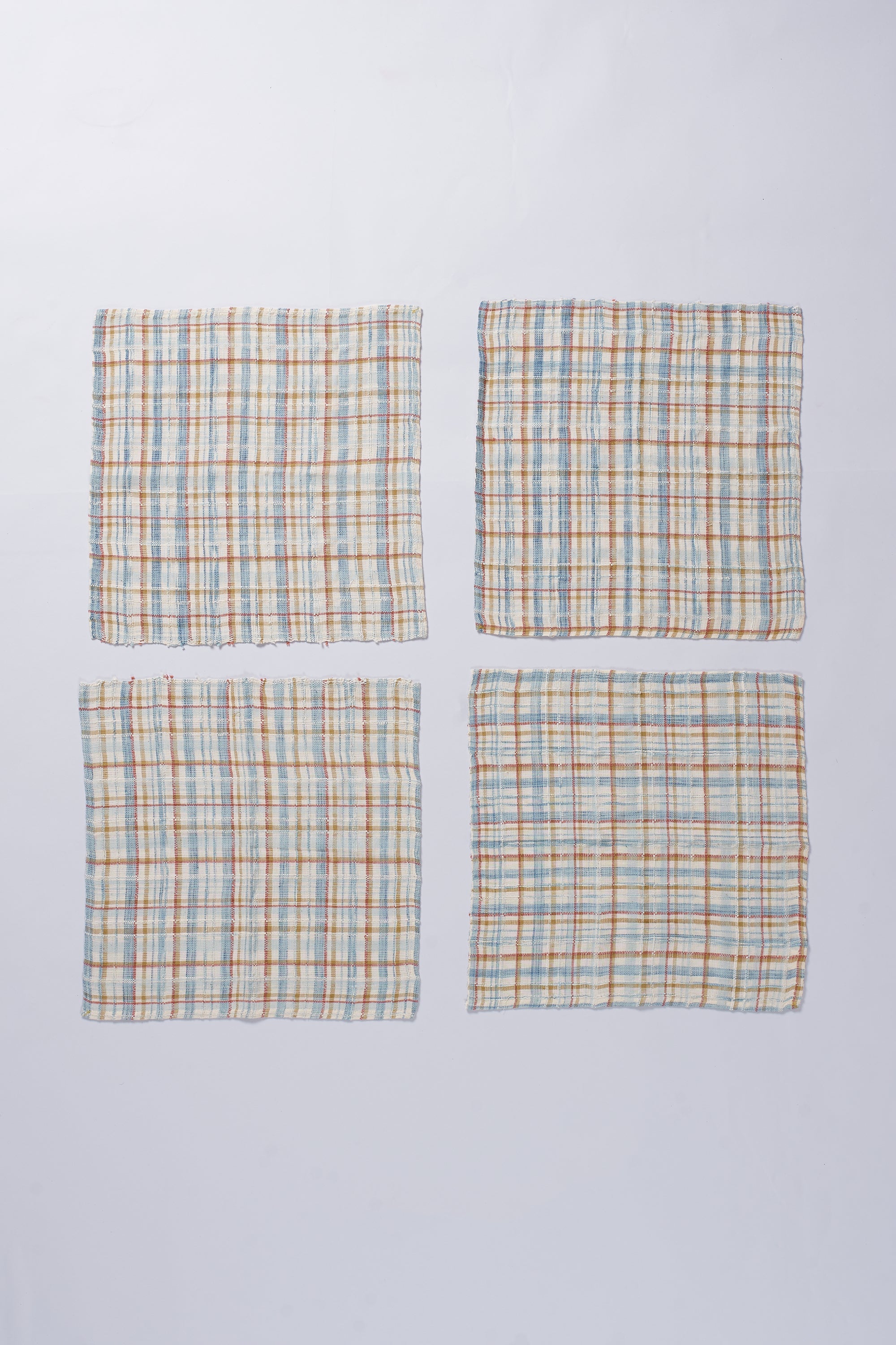 MULTI COLOR CHECKS SNAPKIN ORGANIC COTTON
