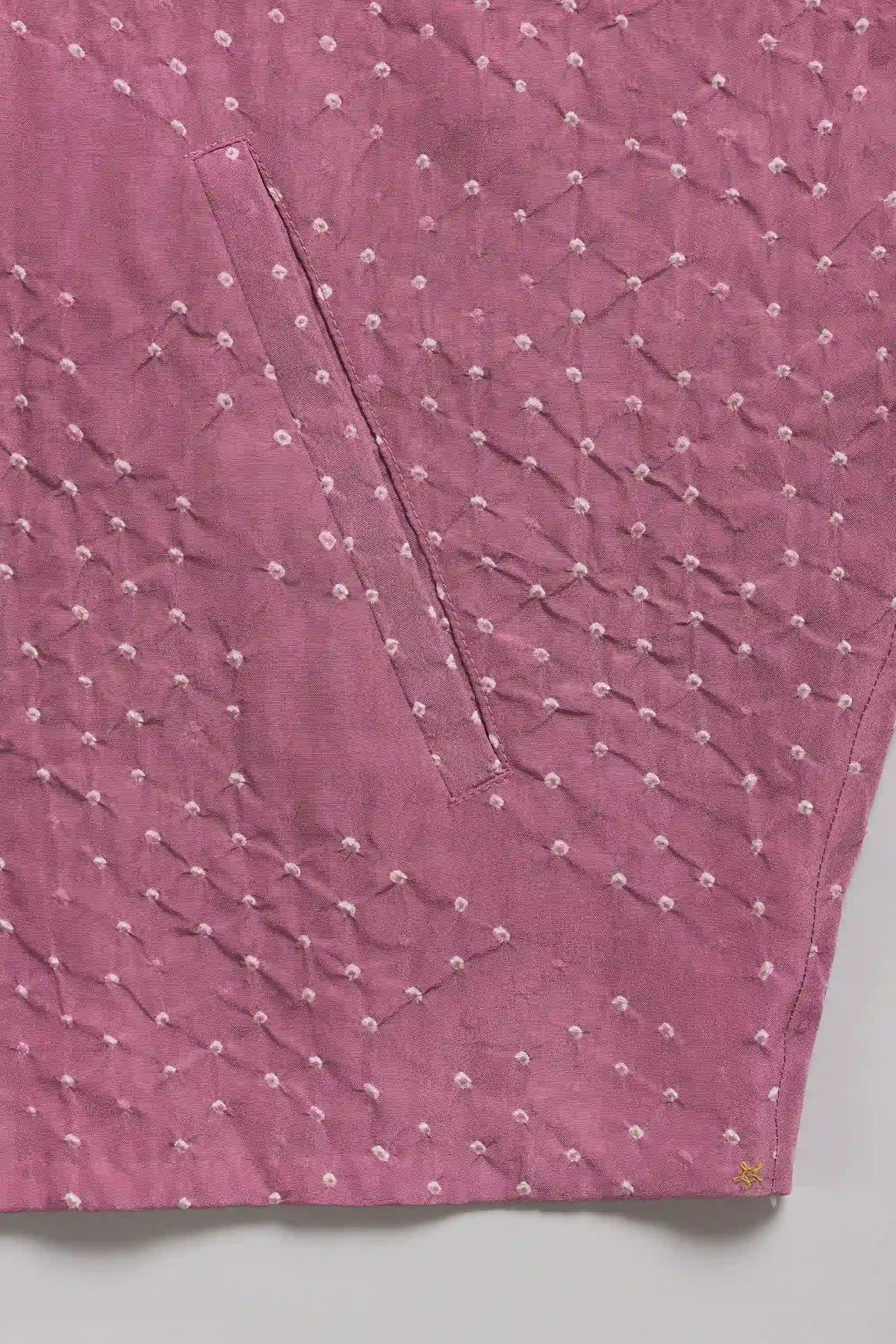 Hand Painted Bandhani Shirt