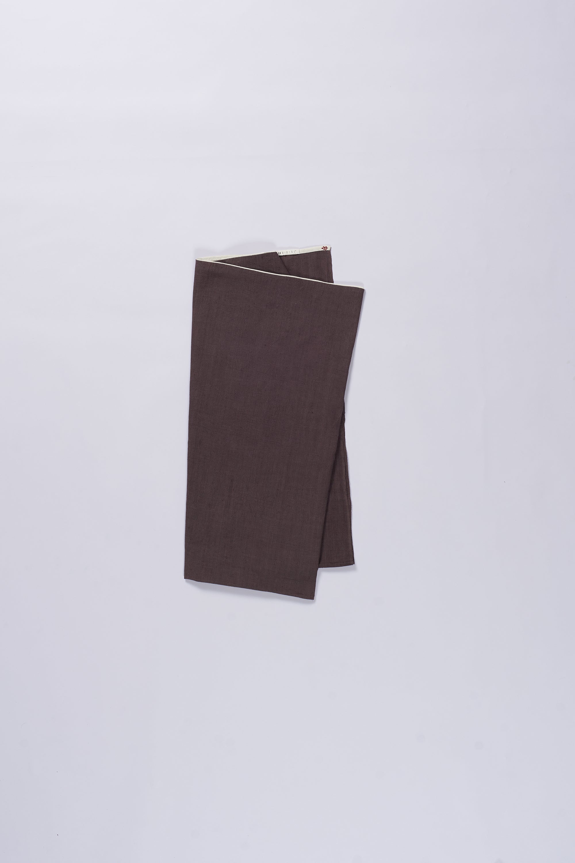 MADDER VIOLET HANDSPUN COTTON SCARF