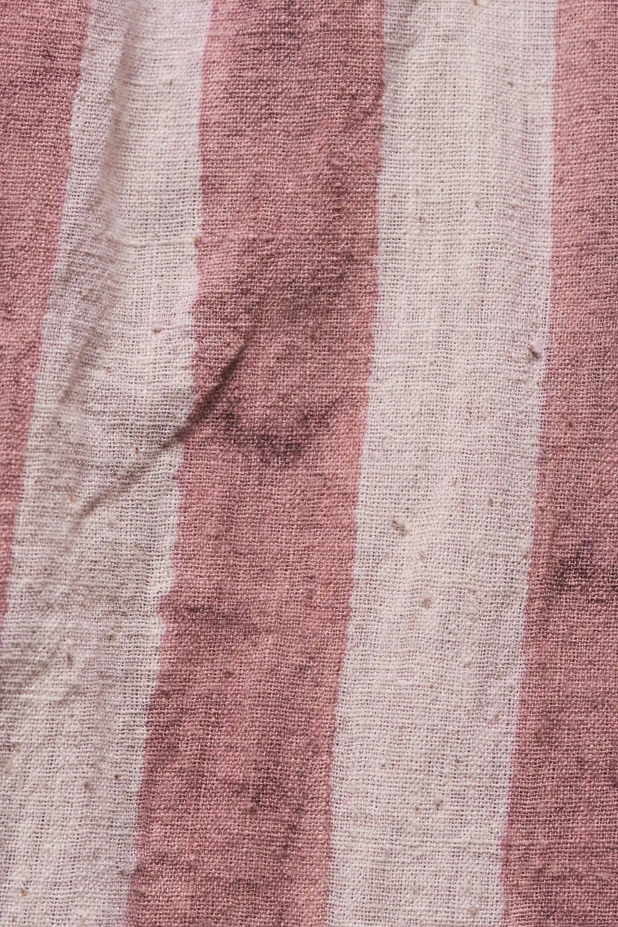 Pink Wood Paneled Flared Dress