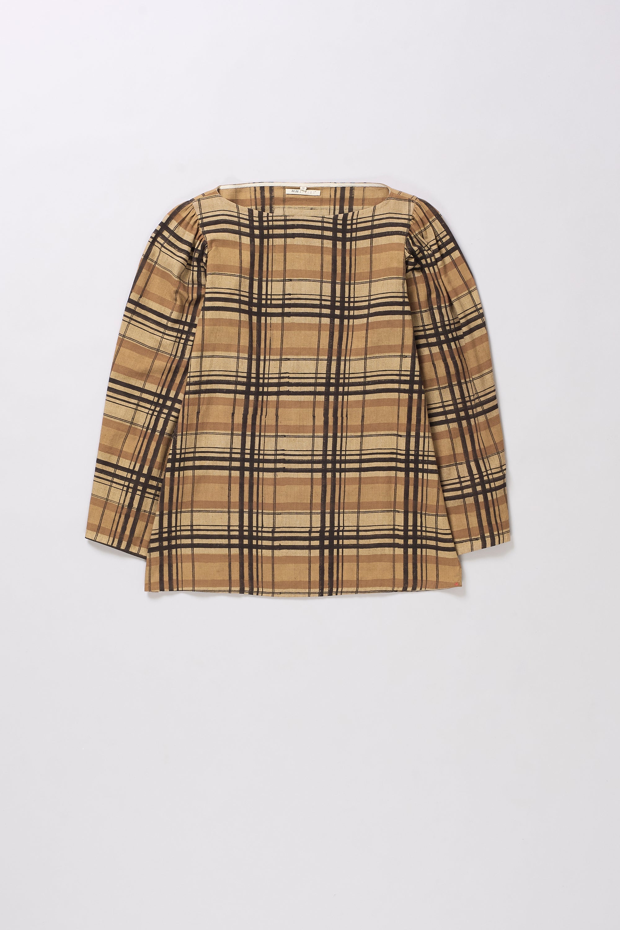 SMOCK BOAT NECK TOP