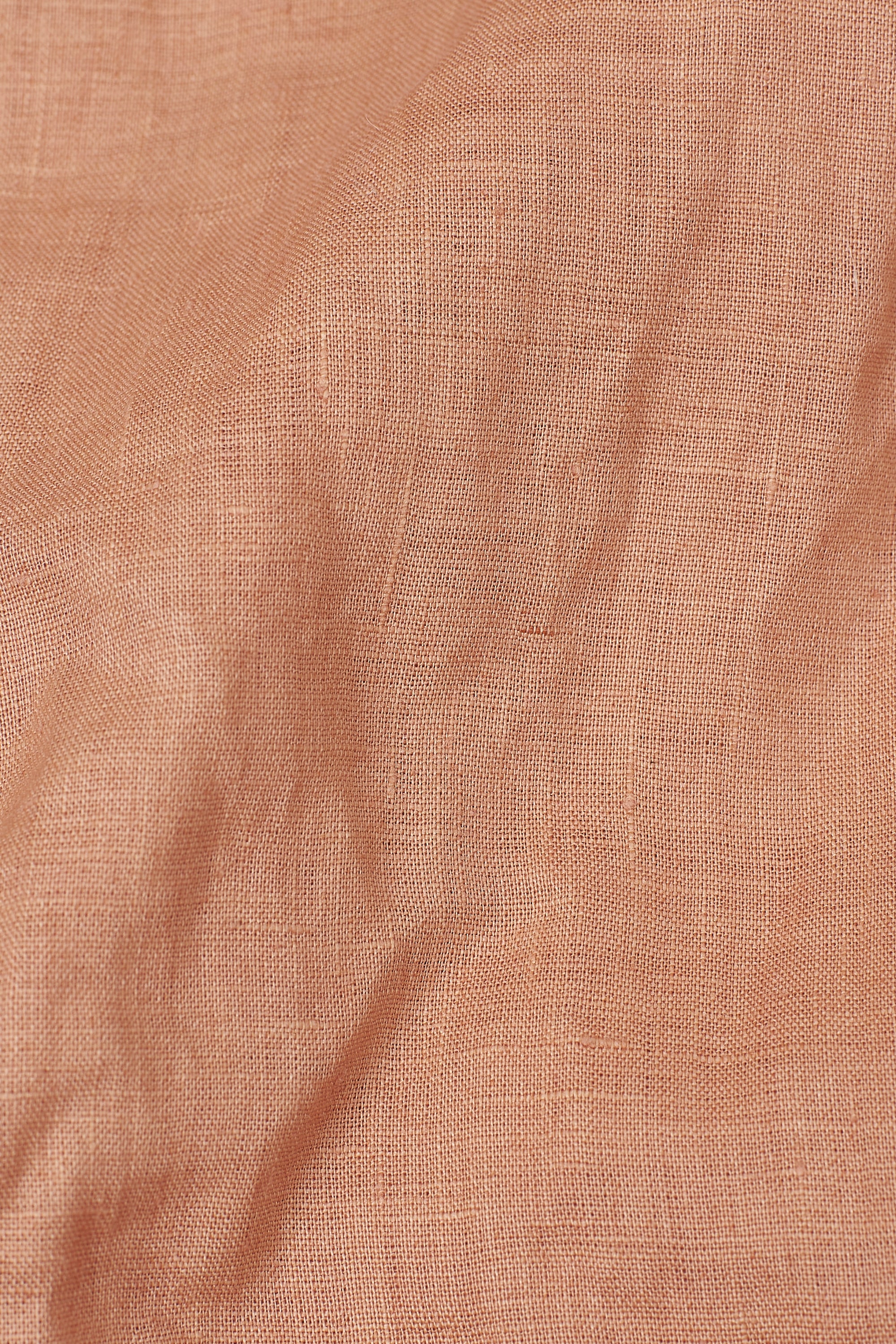 RELAXED FIT LINEN SHIRT IN TEA ROSE COLOR