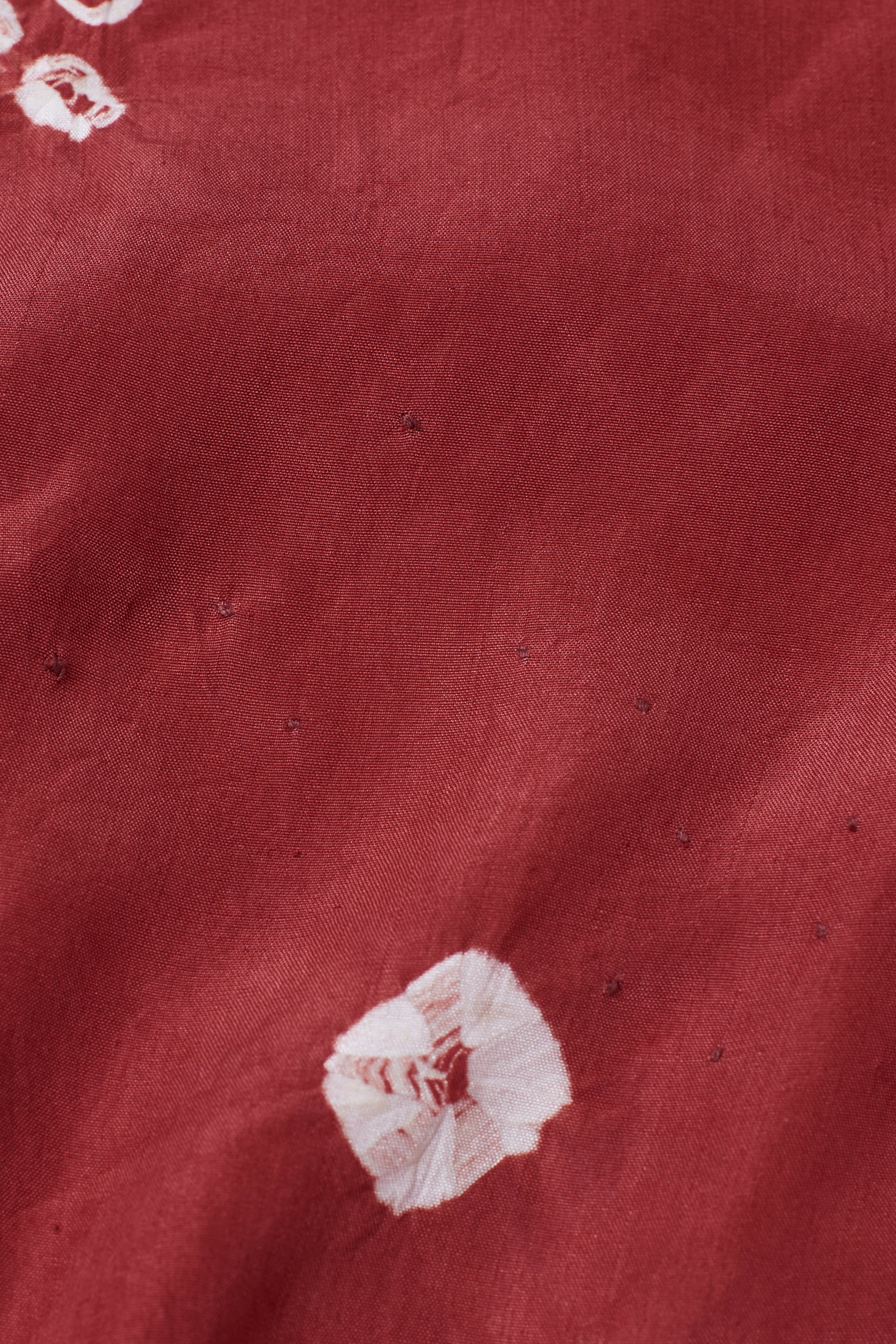 RED SILK BANDHANI WOMEN DRESS