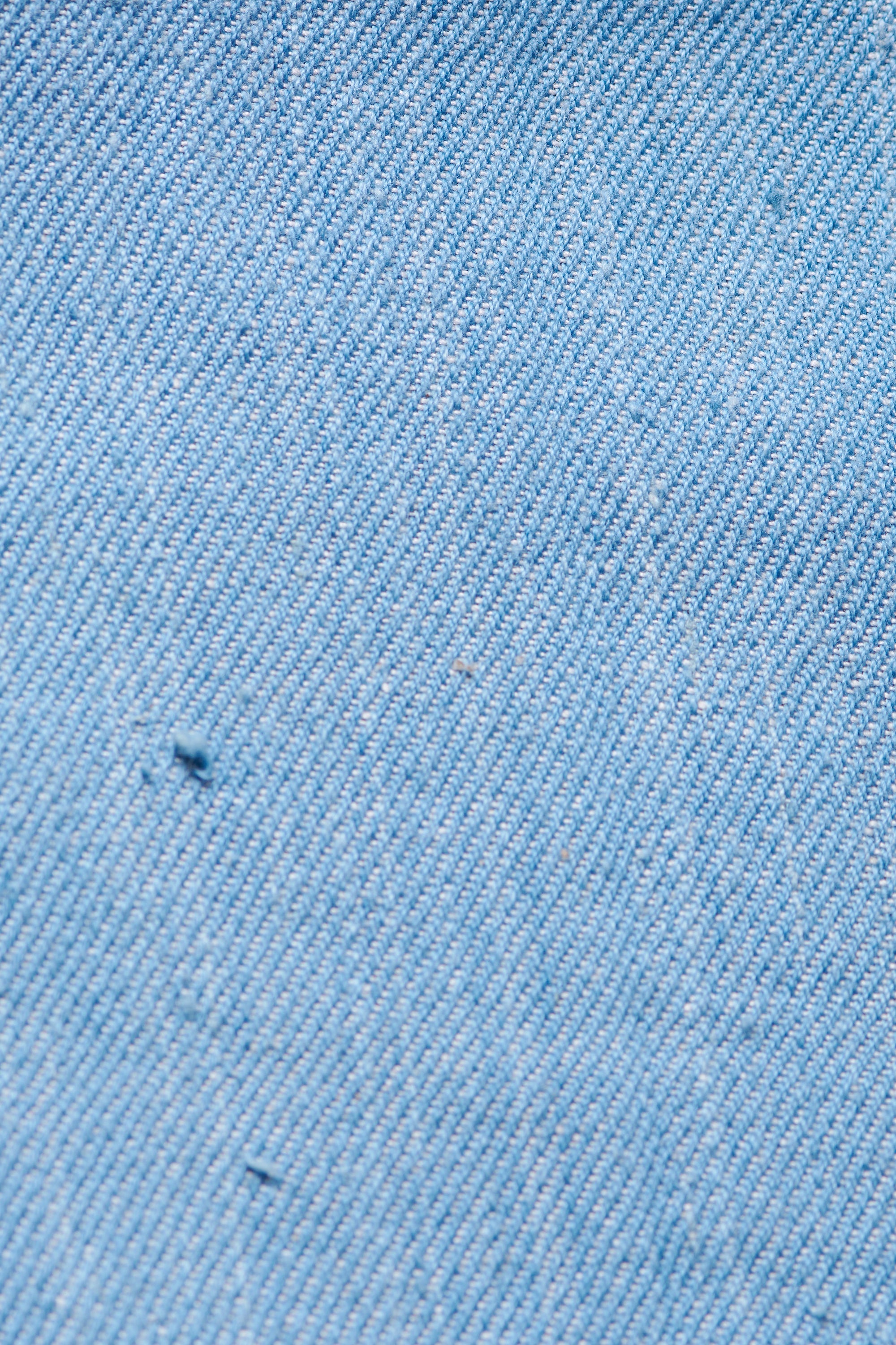 INDIGO-WASHED DEOXIDISED DENIM SHIRT