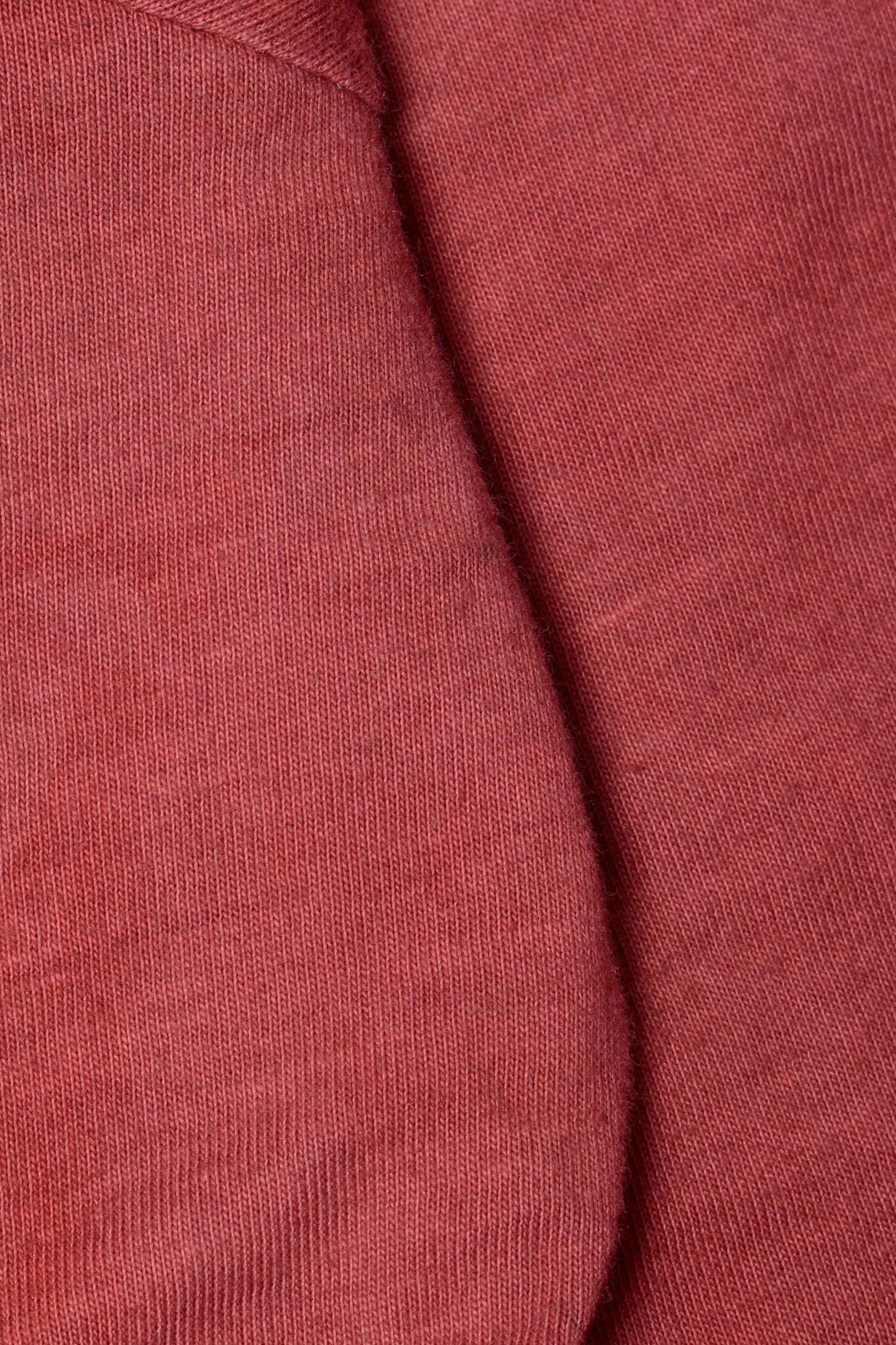 CRIMSON PINK COTTON T-SHIRT CRAFTED WITH BANDHANI