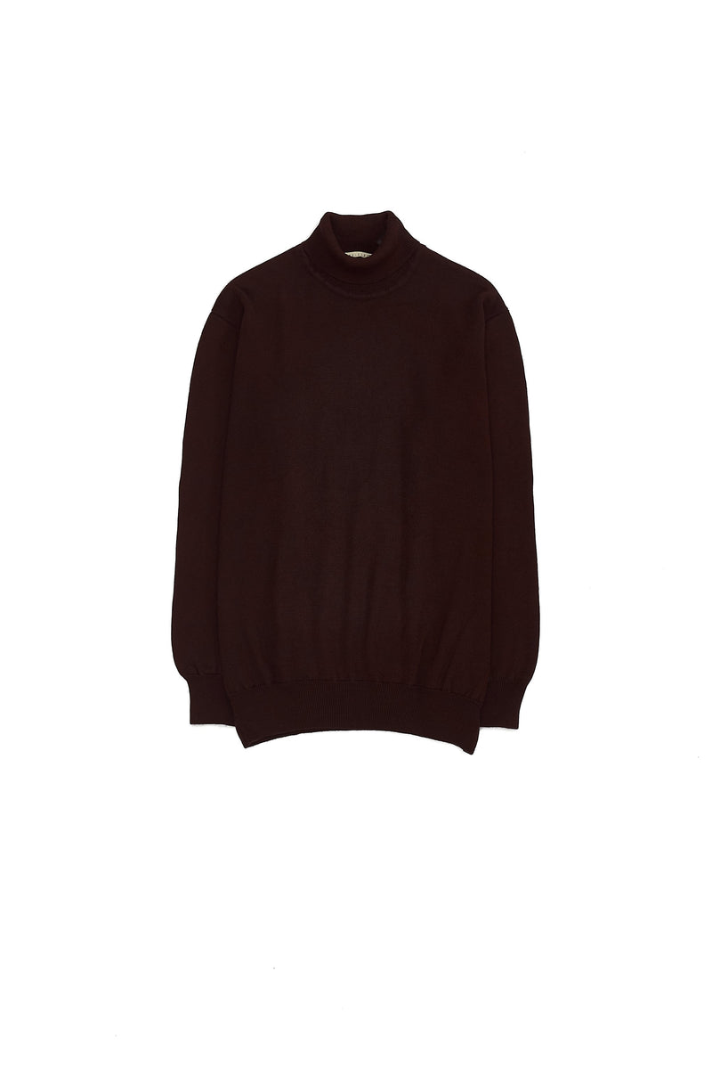 TURTLENECK FULL SLEEVED COTTON T-SHIRT