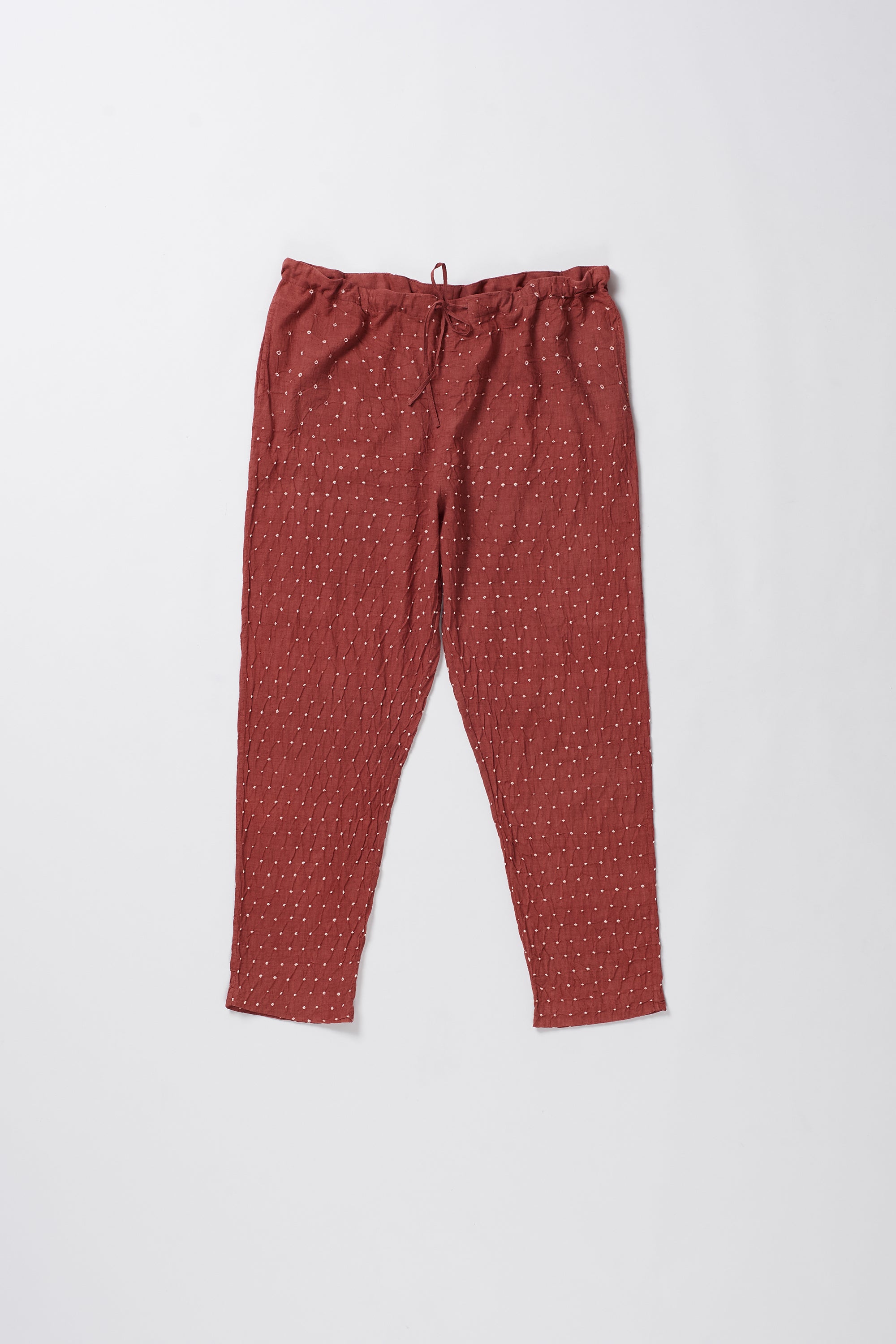 Crimson Pink Bandhani Unisex Pant