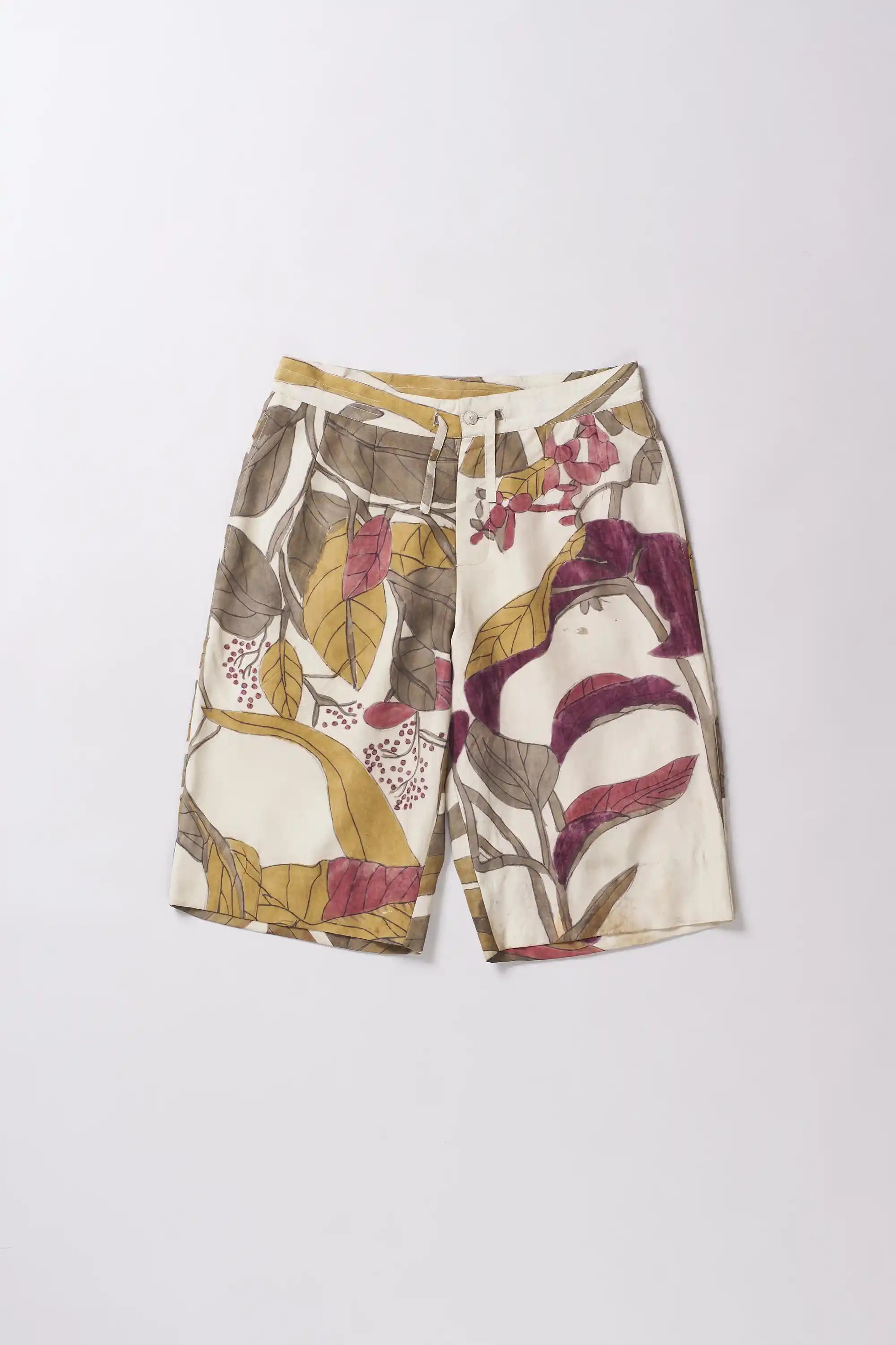 Tros silk handpainted pants