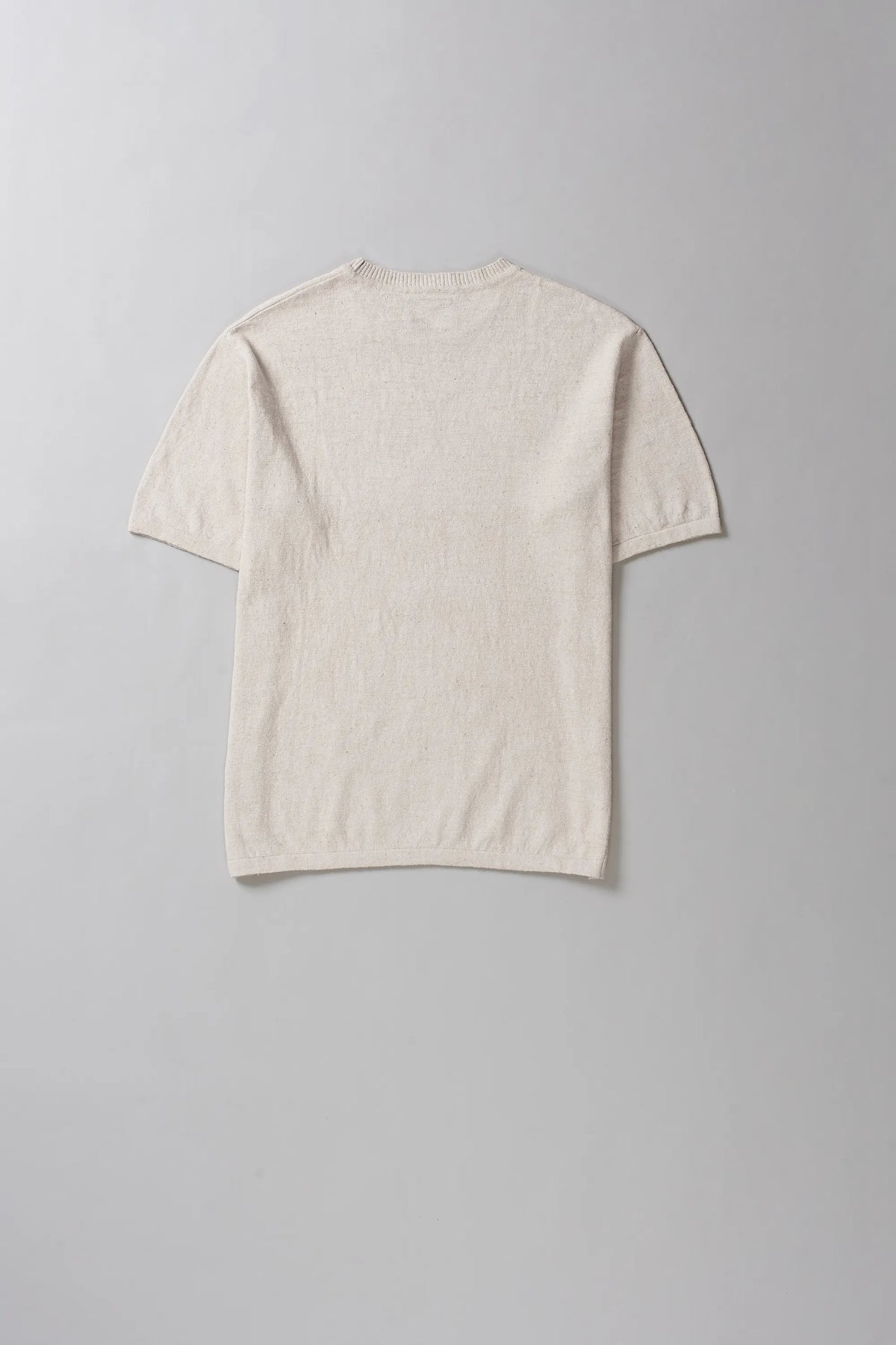 Ecru Knitted T-Shirt