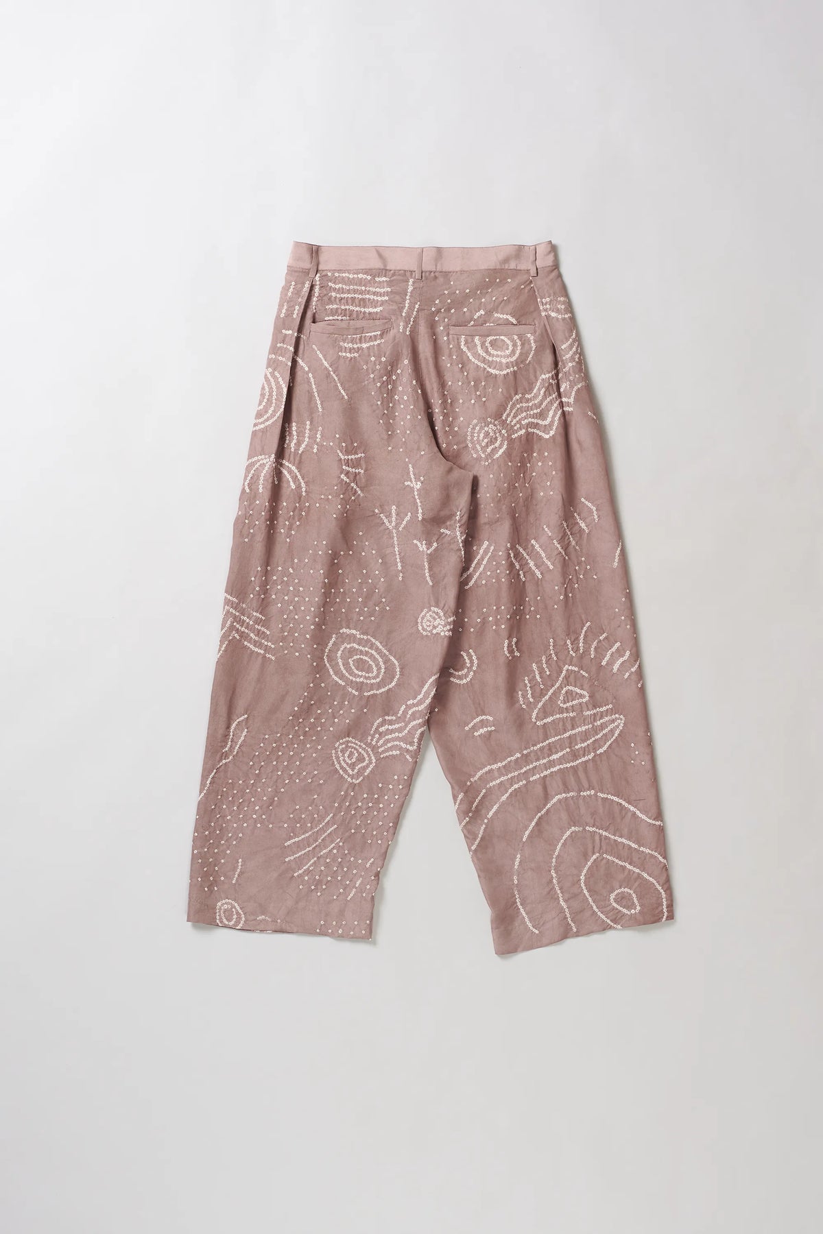 Unisex Pants Bandhani Silk