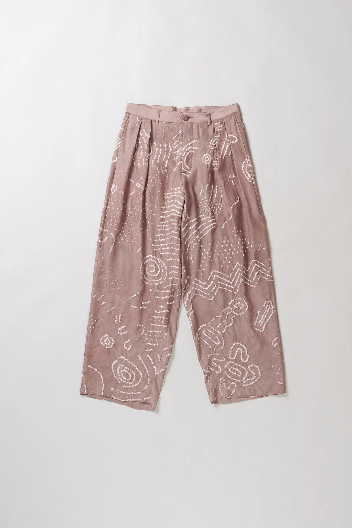 Unisex Pants Bandhani Silk
