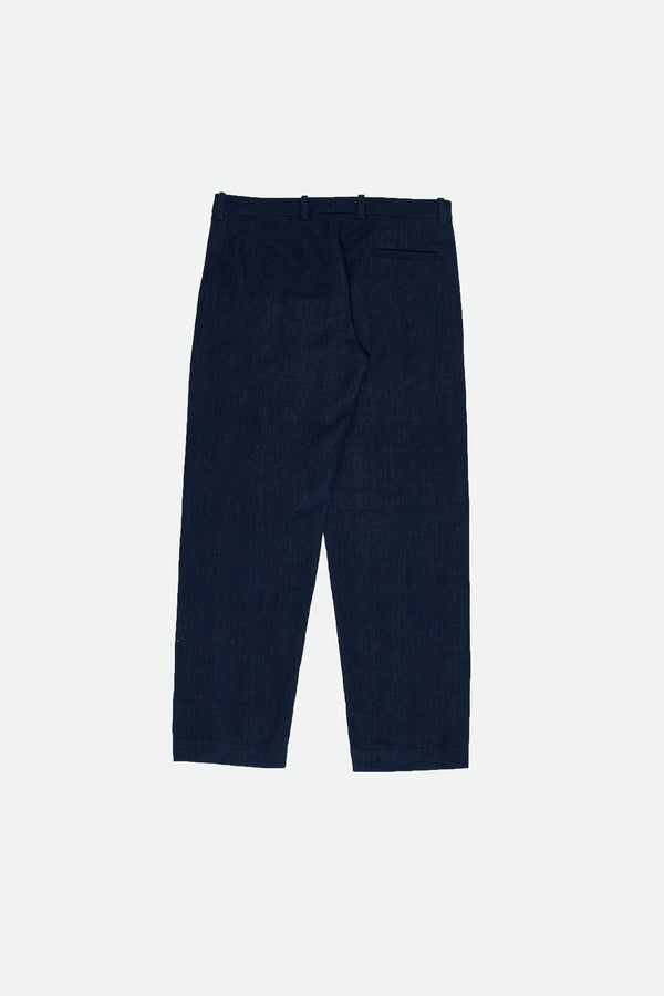 NATURAL INDIGO HANDSPUN DENIM COTTON PANT