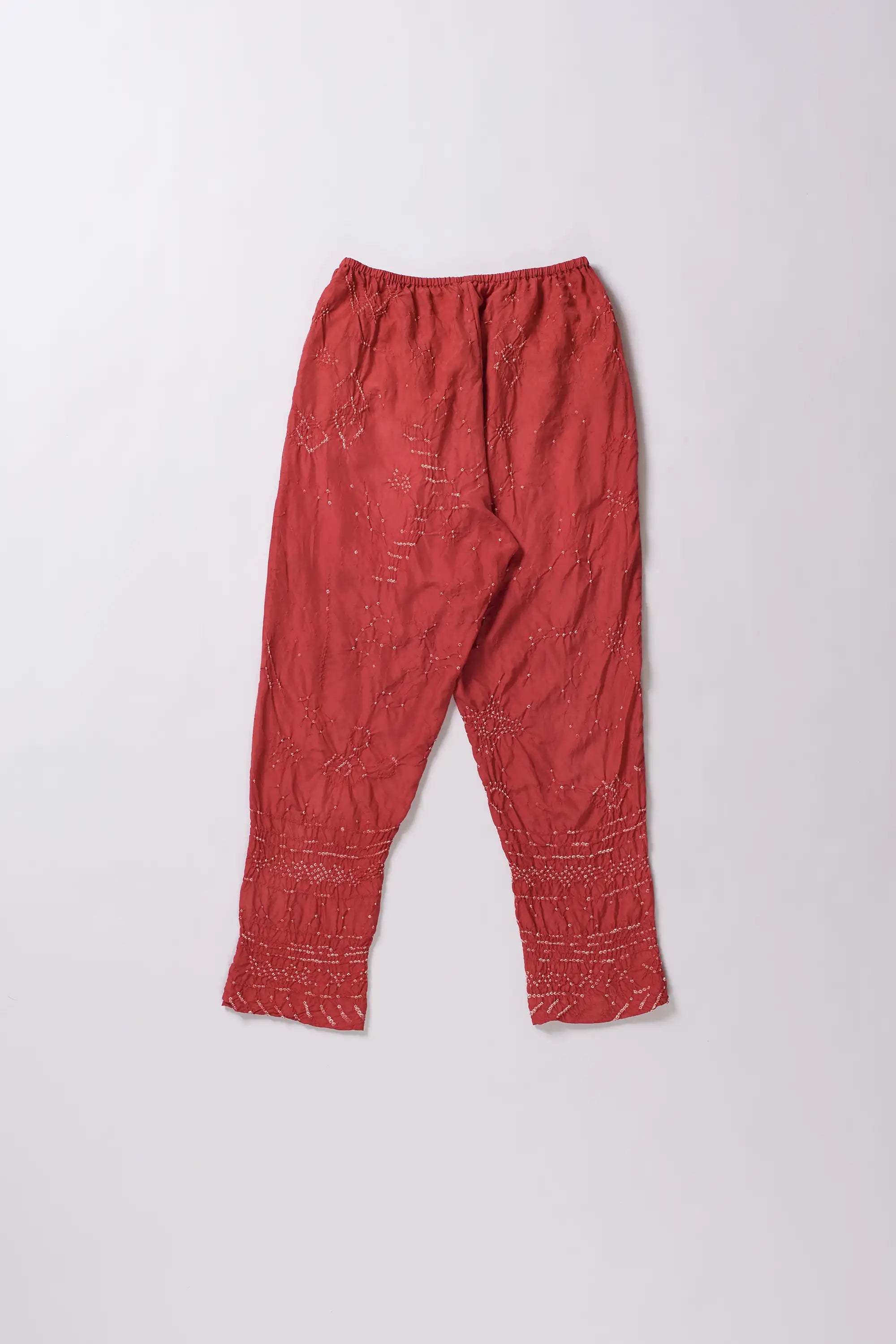 Red Bandhani Pant
