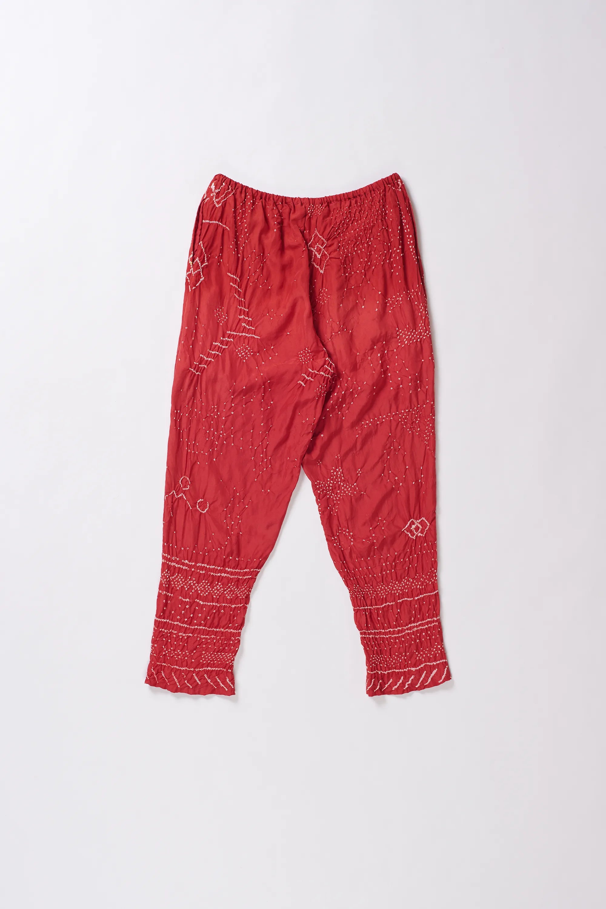 Bandhani Pant in Red