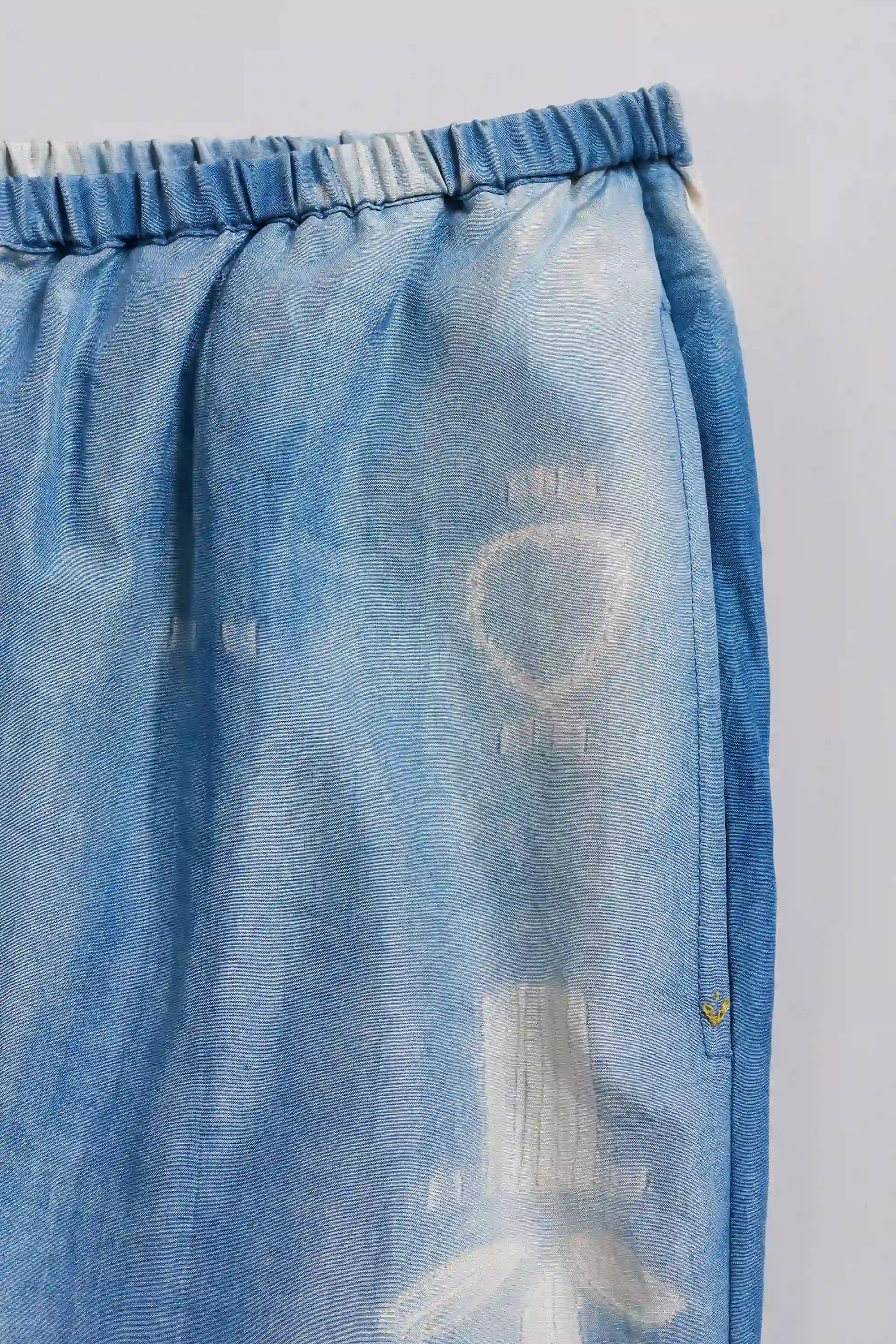 Medium Indigo Shibori Pant