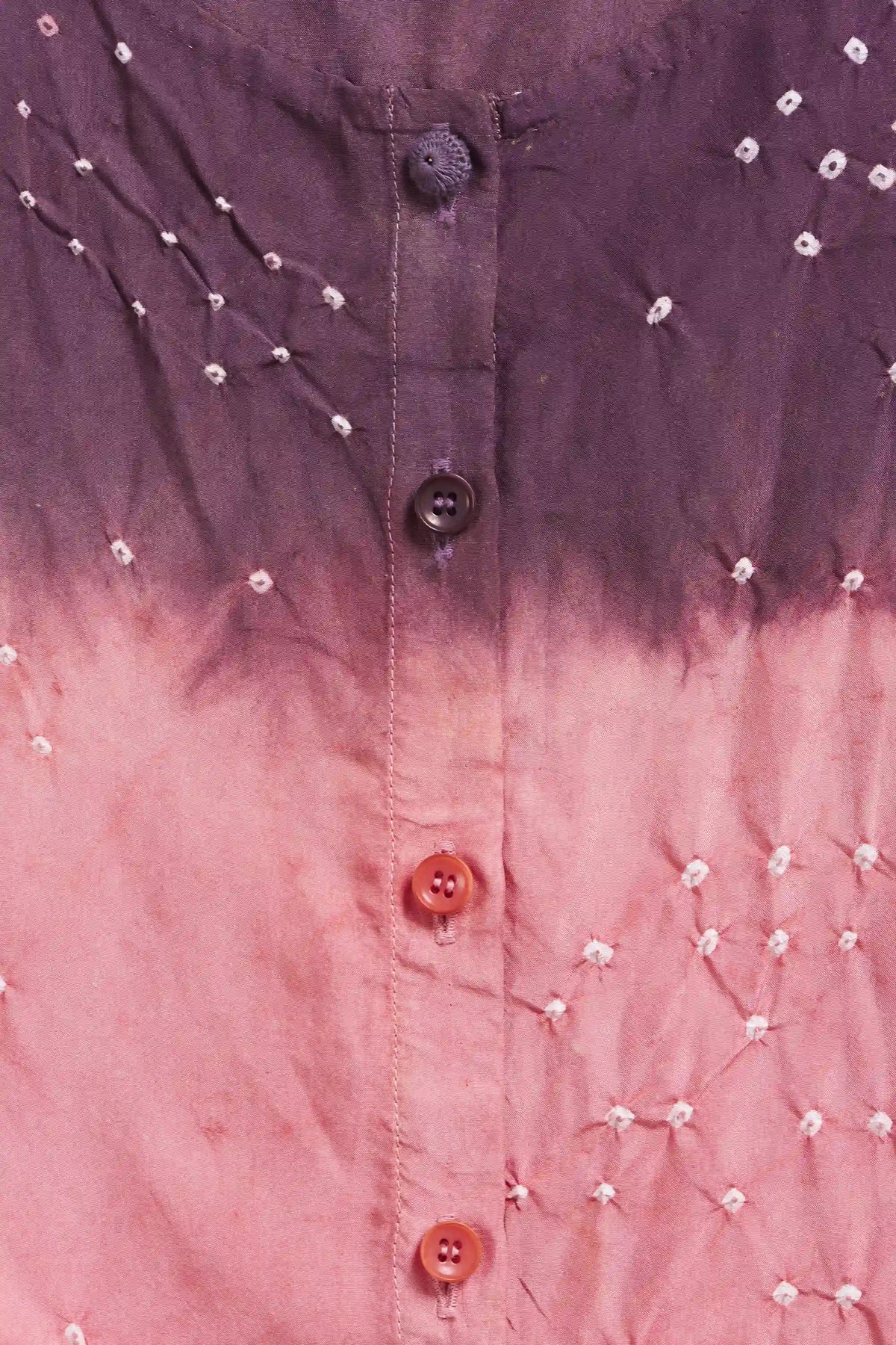 Shades Of Pink Bandhani Silk Dress