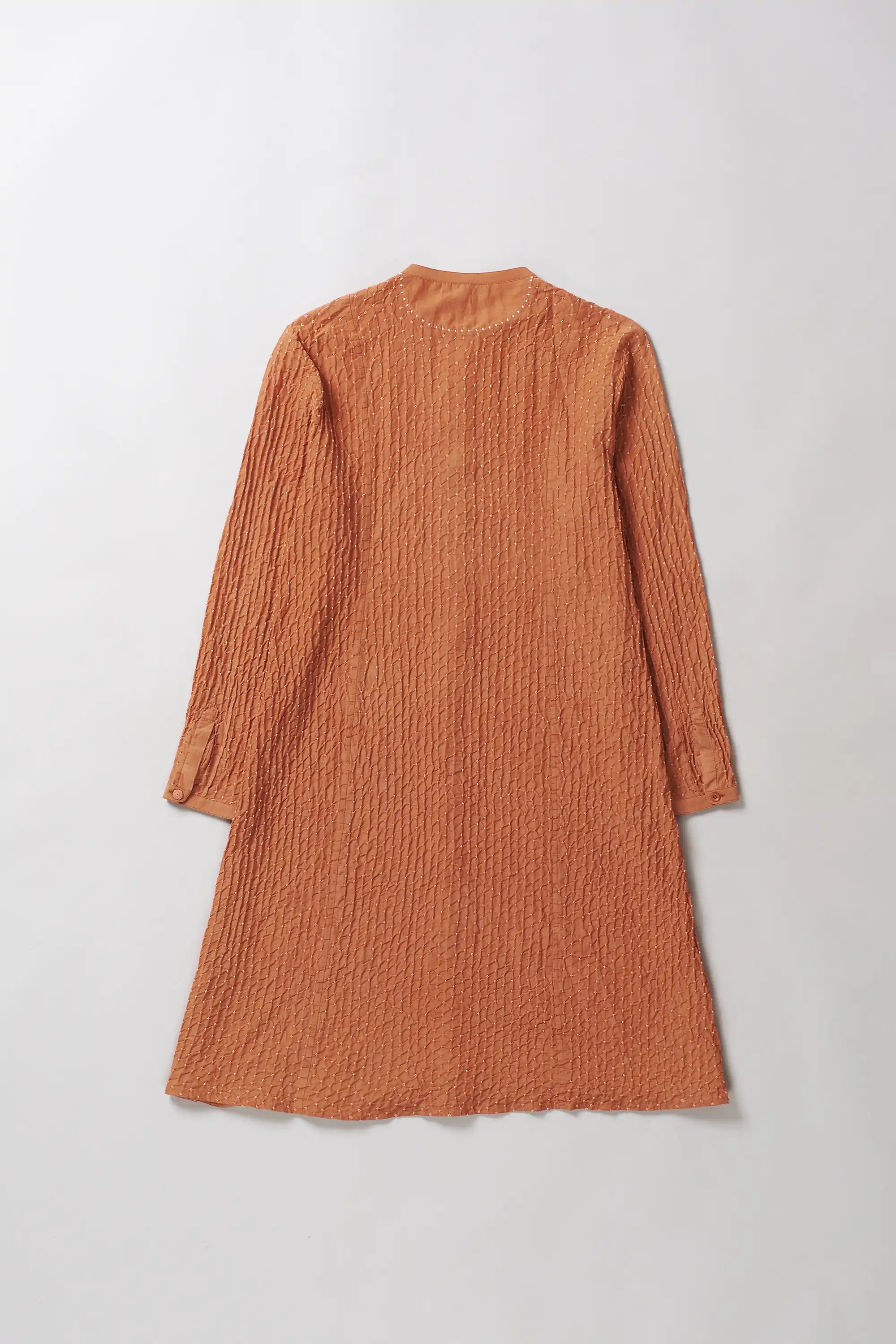 Sunset Orange Bandhani Women Dress