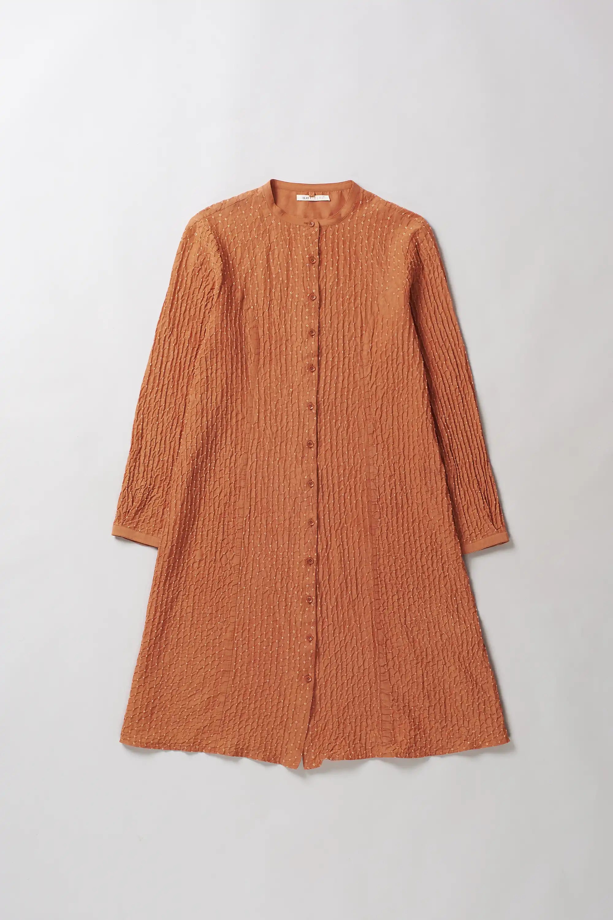 Sunset Orange Bandhani Women Dress