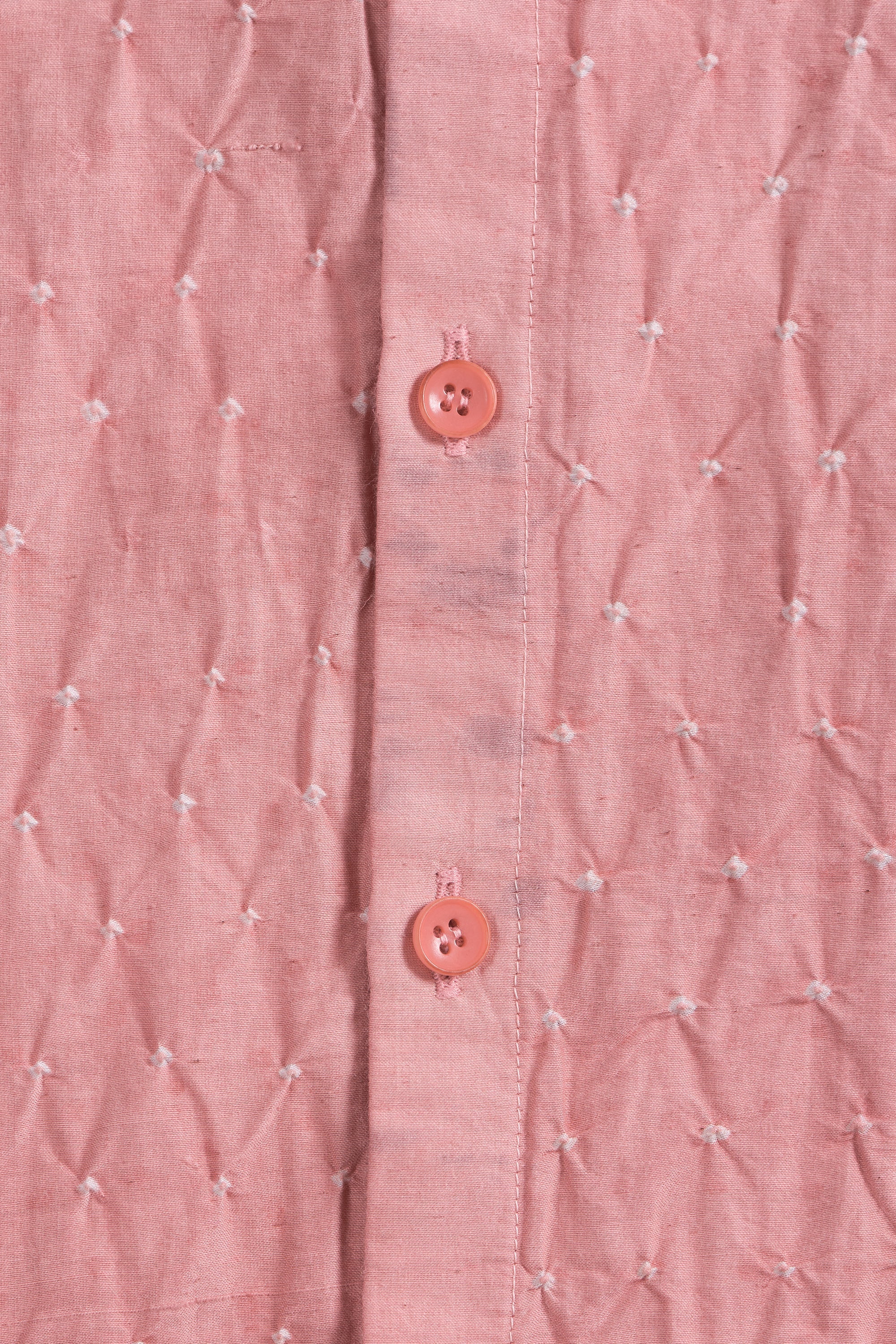 CHALK PINK SILK BANDHANI SHIRT