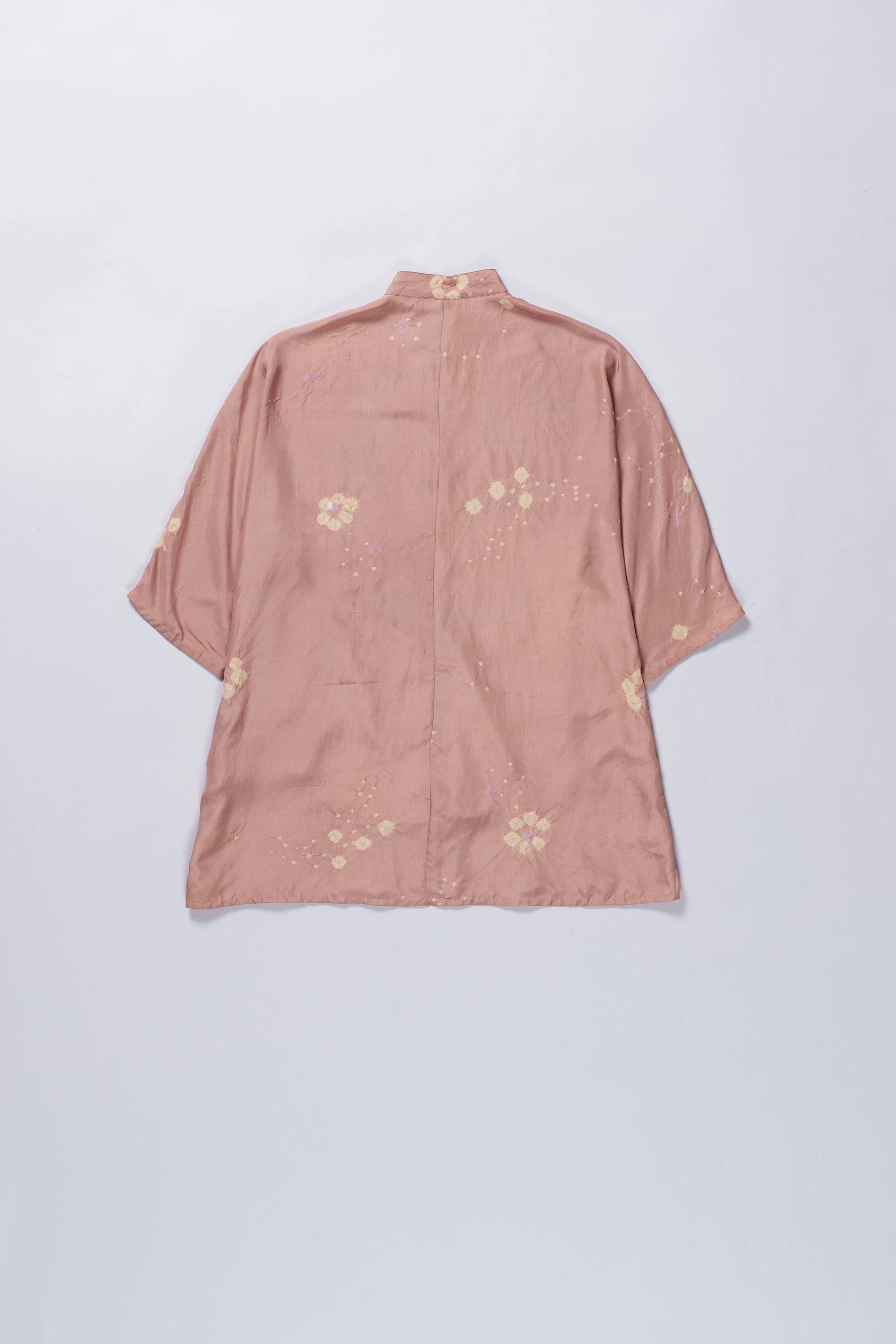 PEACH SILK BANDHANI UNISEX SHIRT