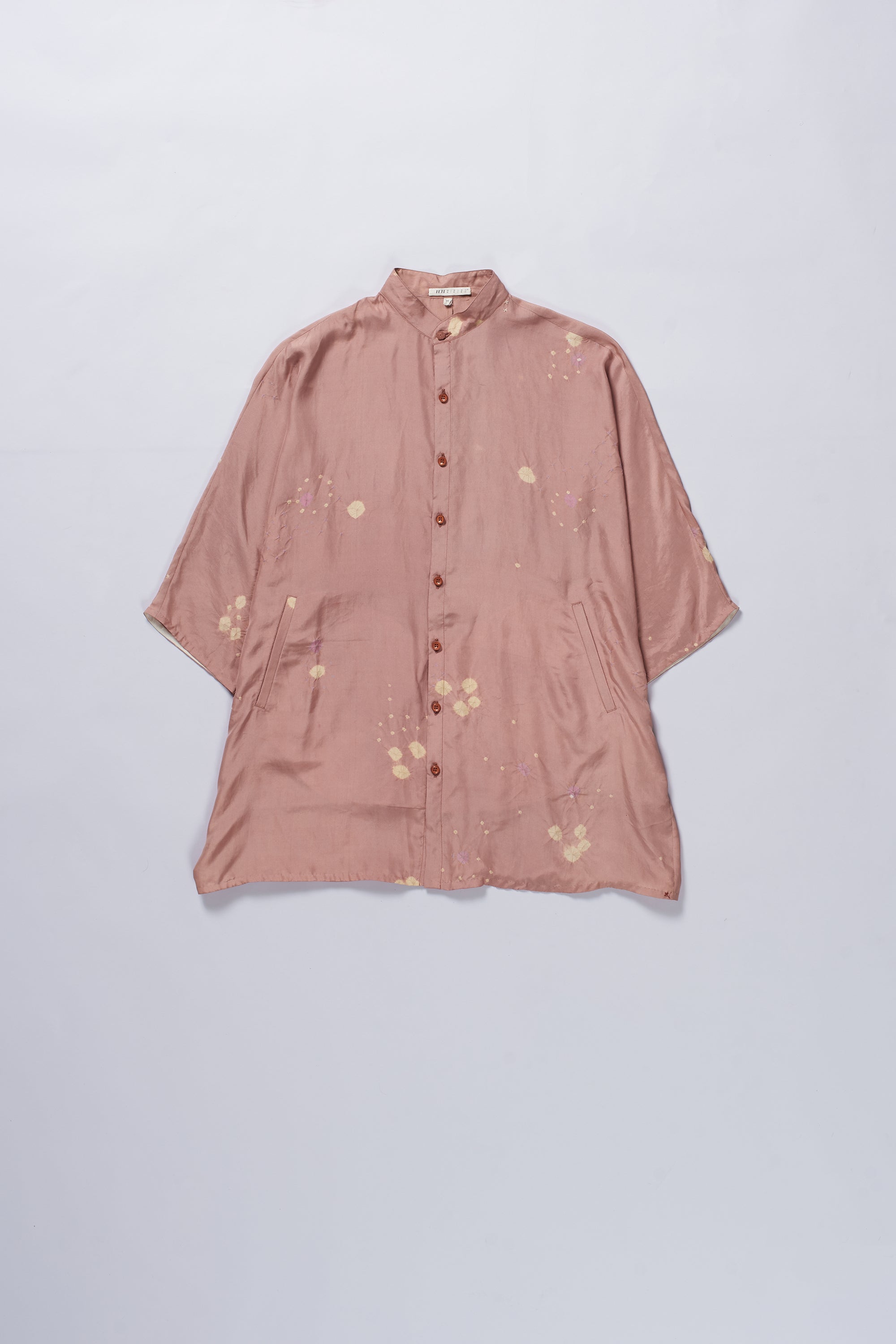 PEACH SILK BANDHANI UNISEX SHIRT