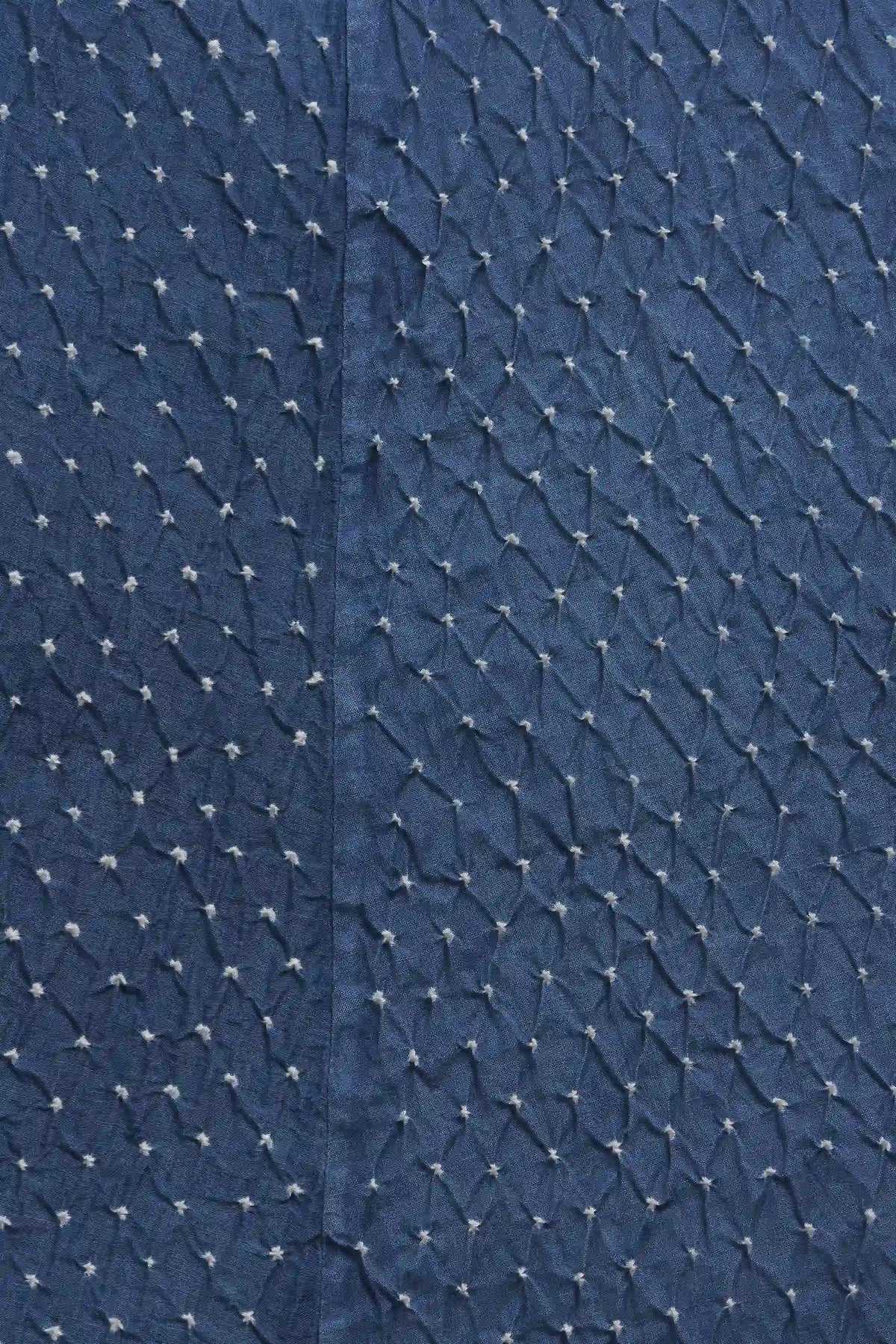 Medium Indigo Dyed All Over Bandhani Dress