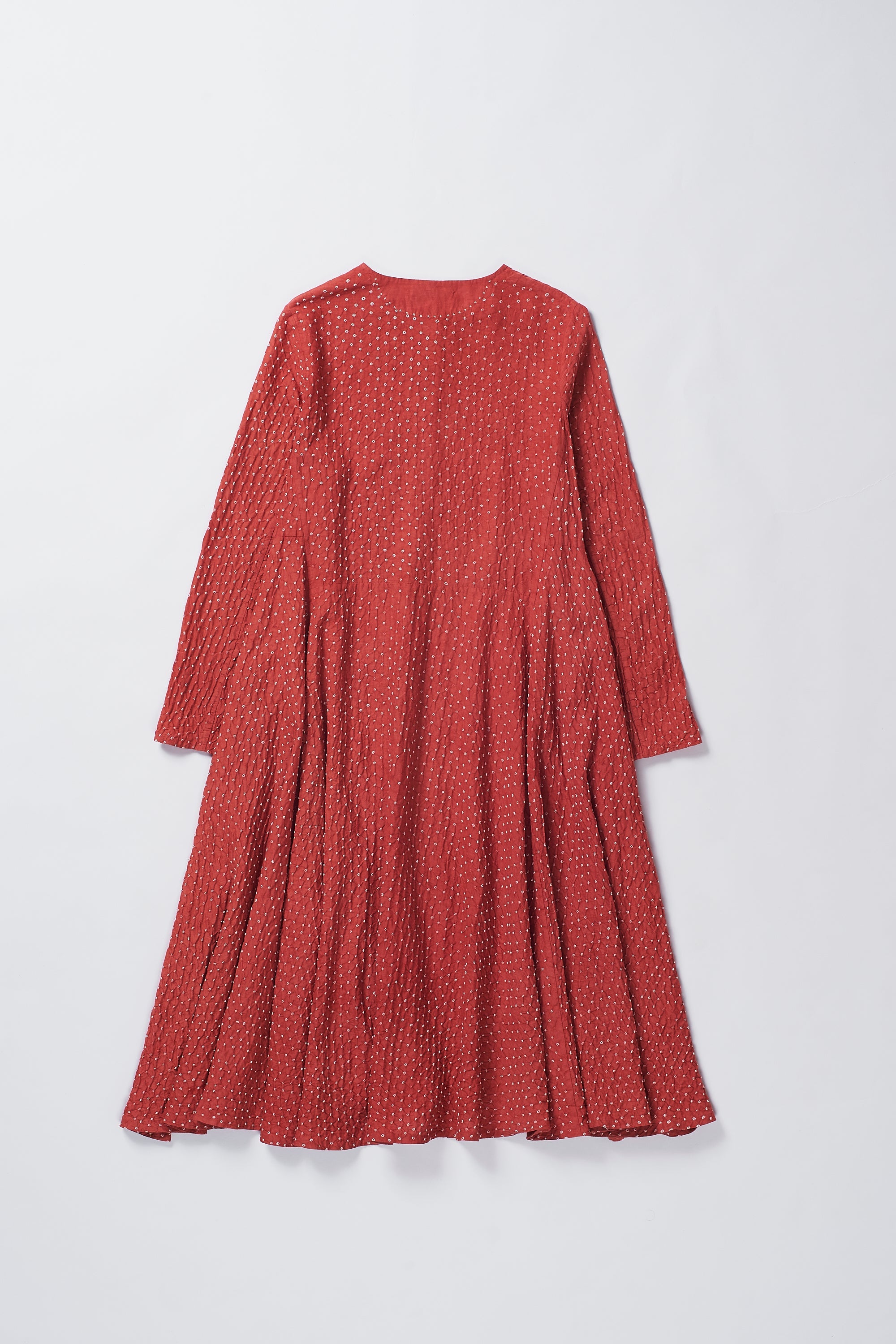 RED COLOUR WOMEN DRESS WITH BANDHANI
