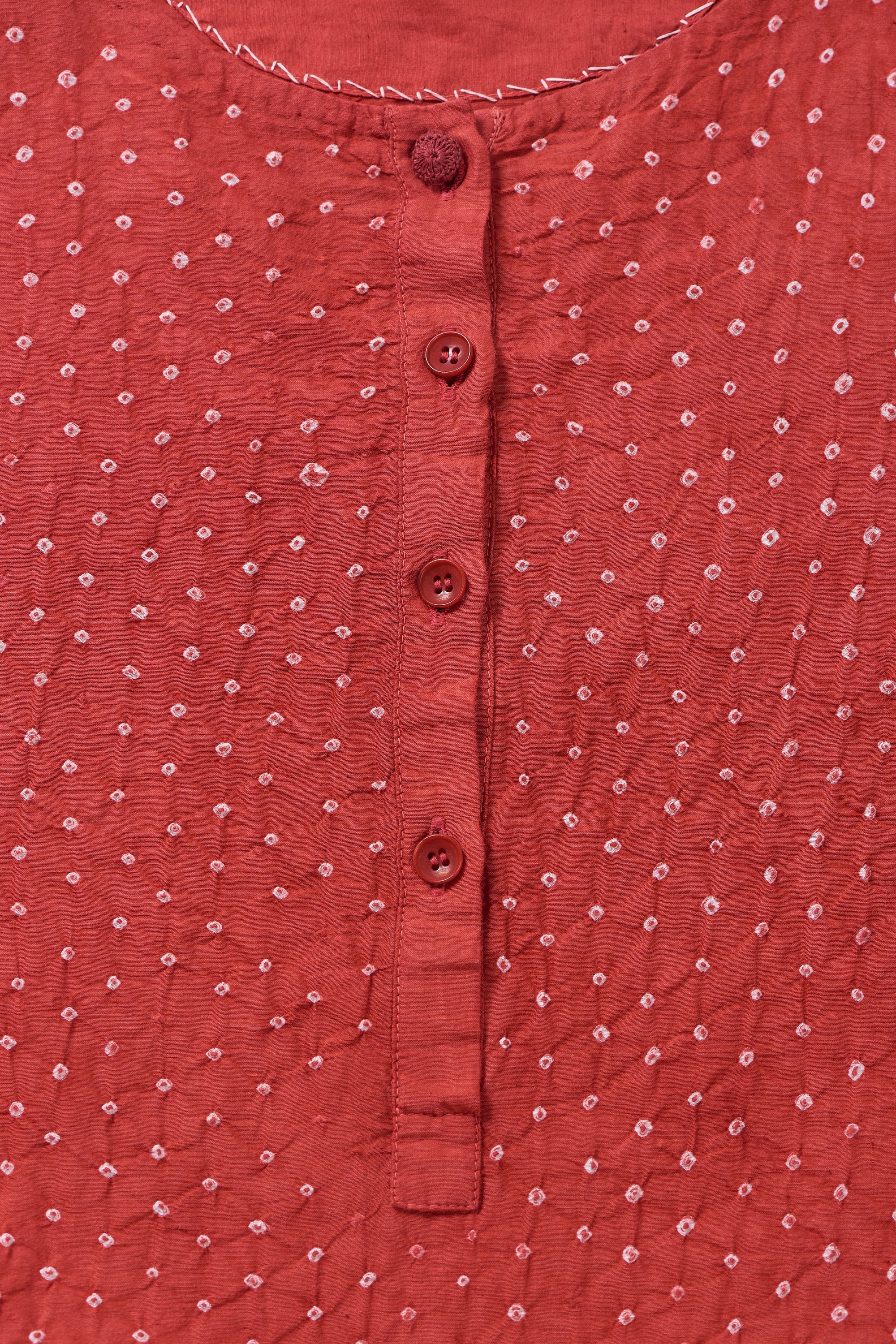 RED COLOUR WOMEN DRESS WITH BANDHANI