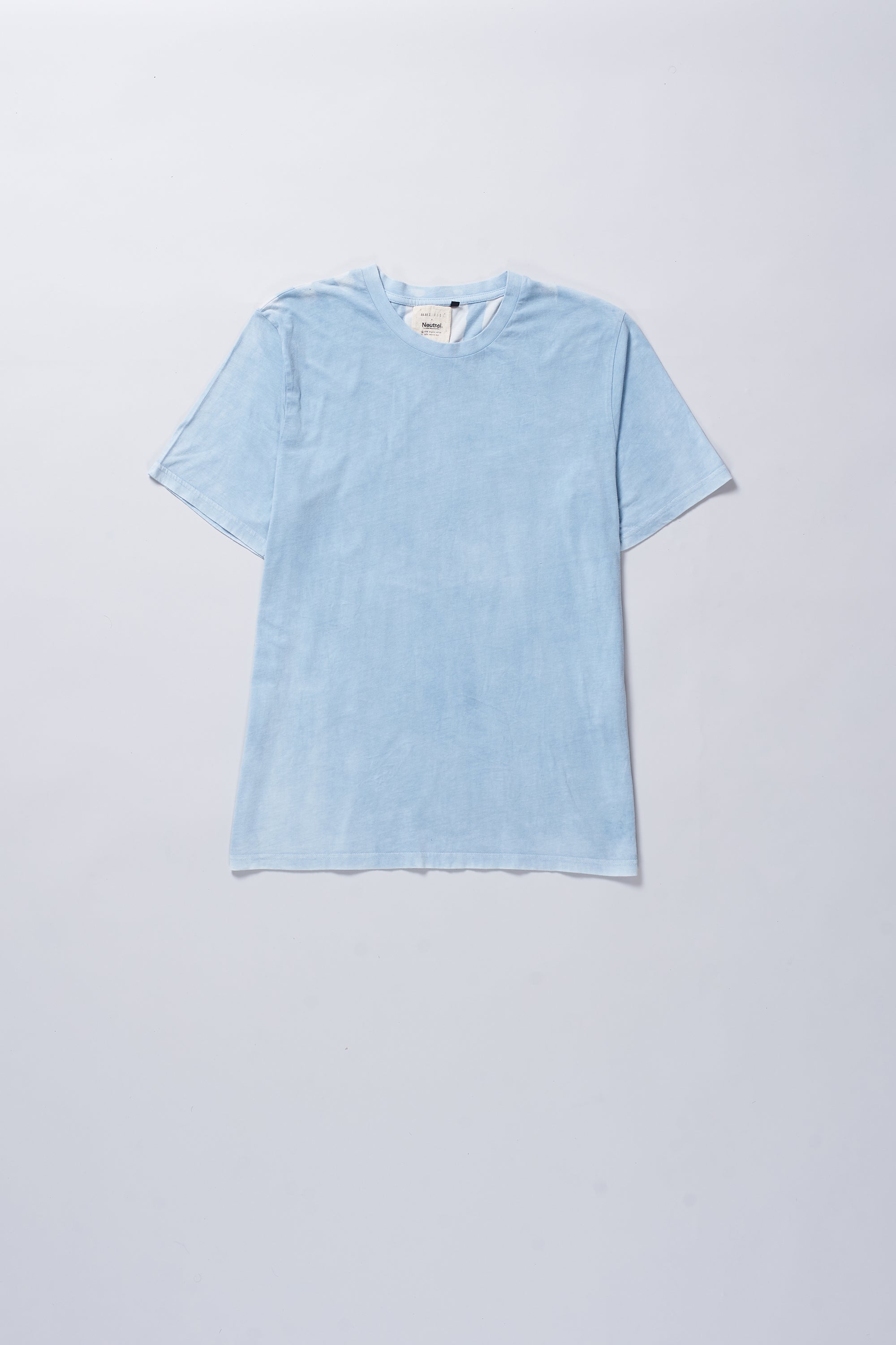 LIGHT INDIGO COTTON T-SHIRT
