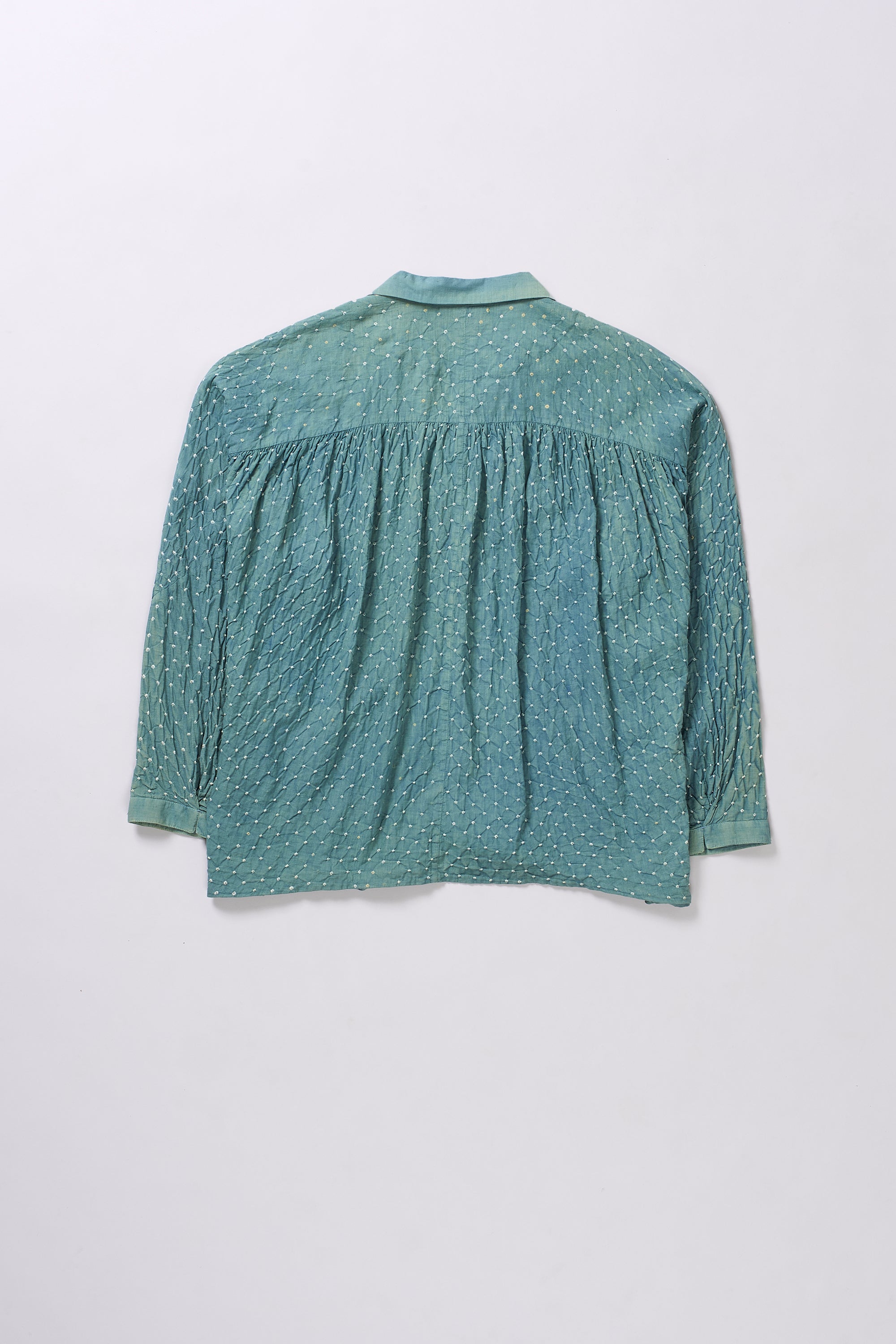 OCEAN BLUE COTTON SHIRT